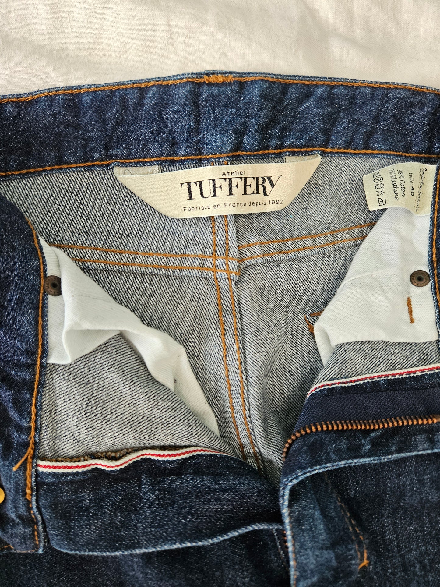 Jean slim Brut Selvedge - Augustin