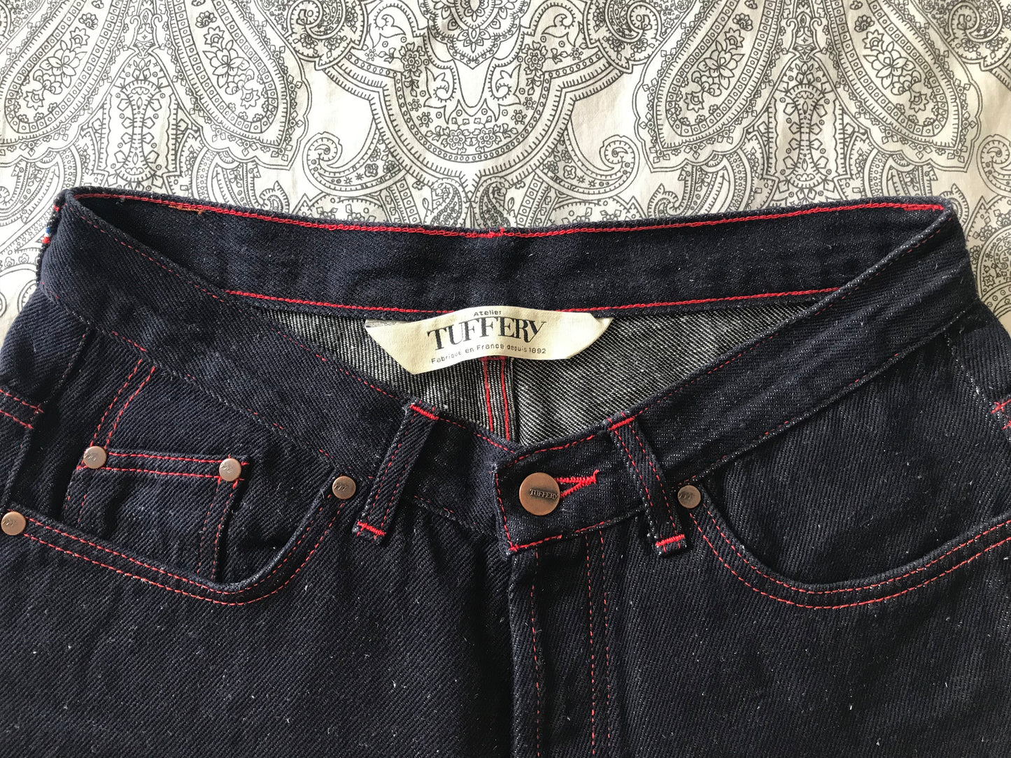 Jean unisexe large taille haute chanvre – Désiré