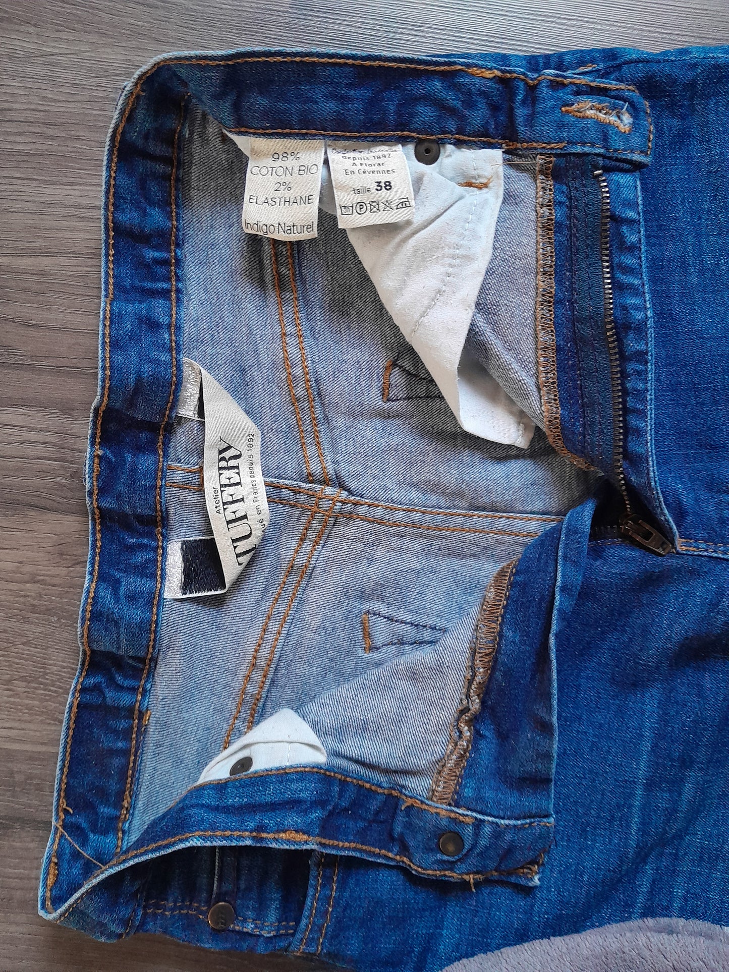 Jean slim taille haute Coton Bio - Marianne