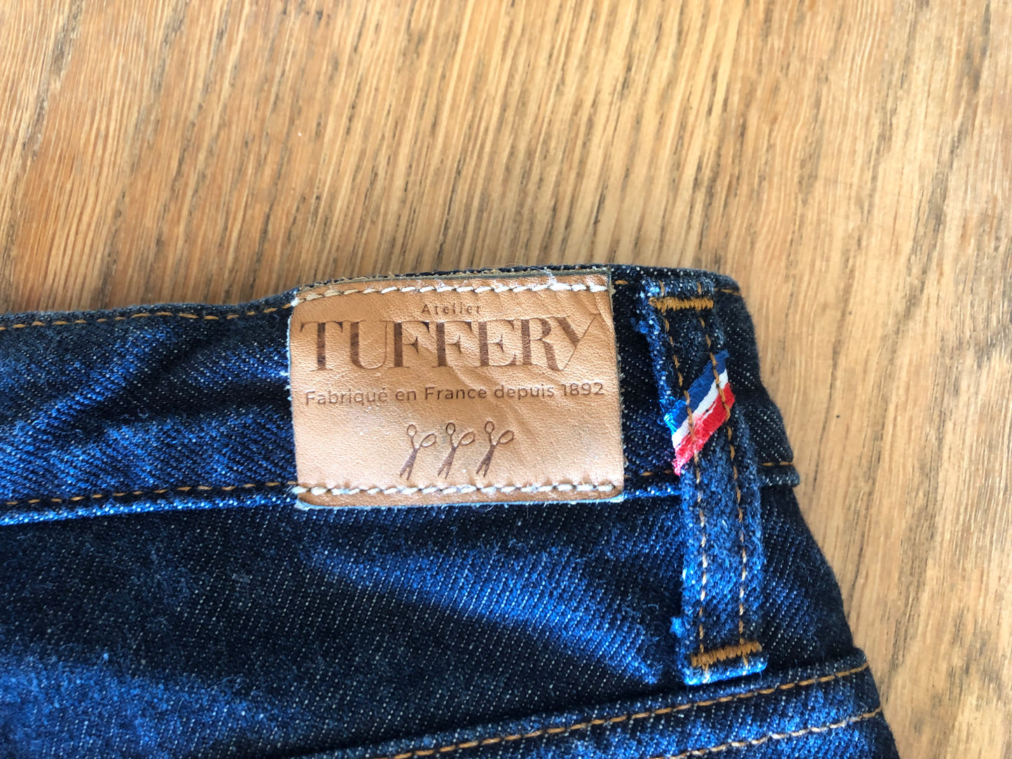 Jean femme droit taille haute Brut - Apolline