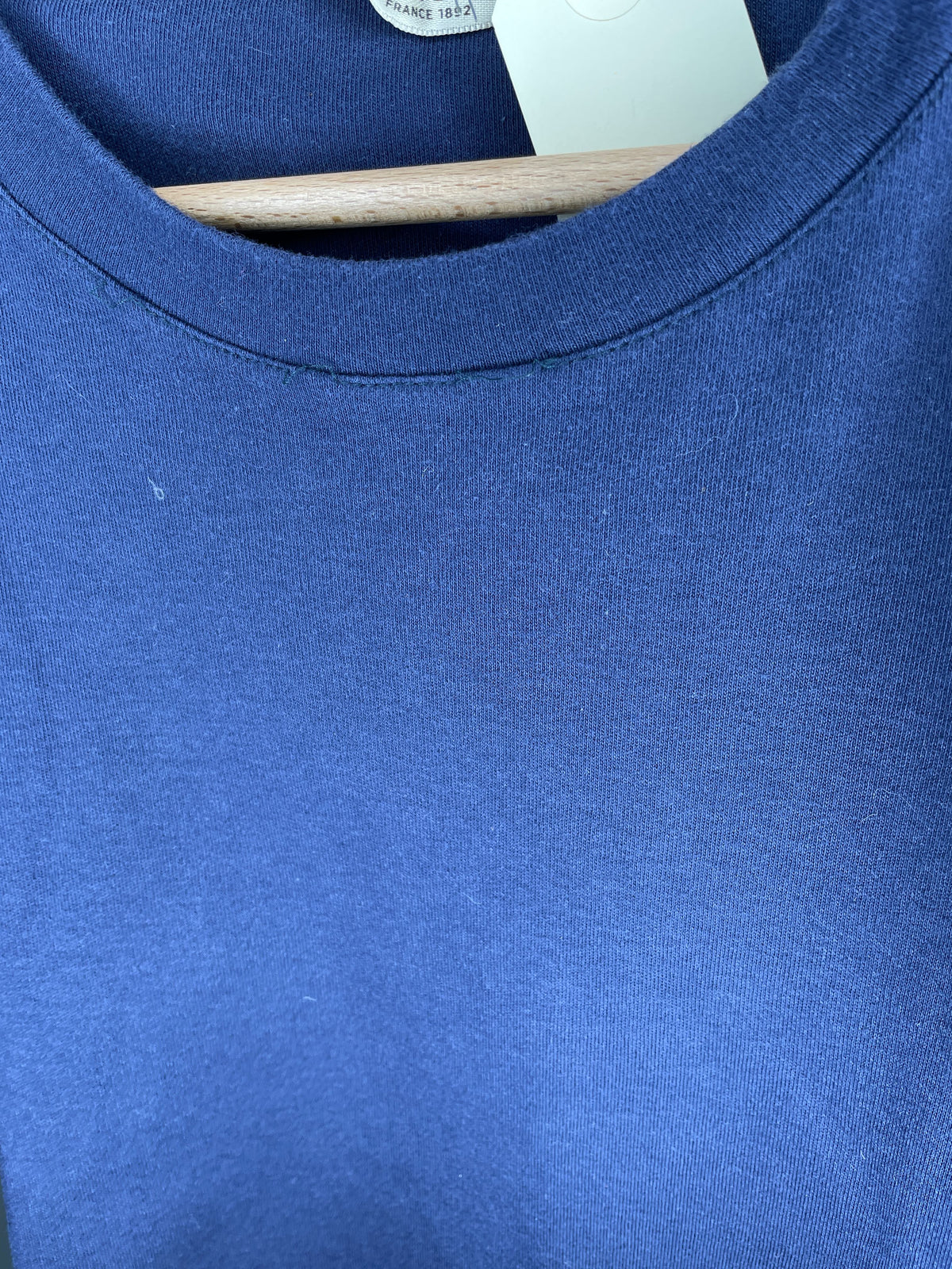 T-shirt homme 100% coton bio bleu marine