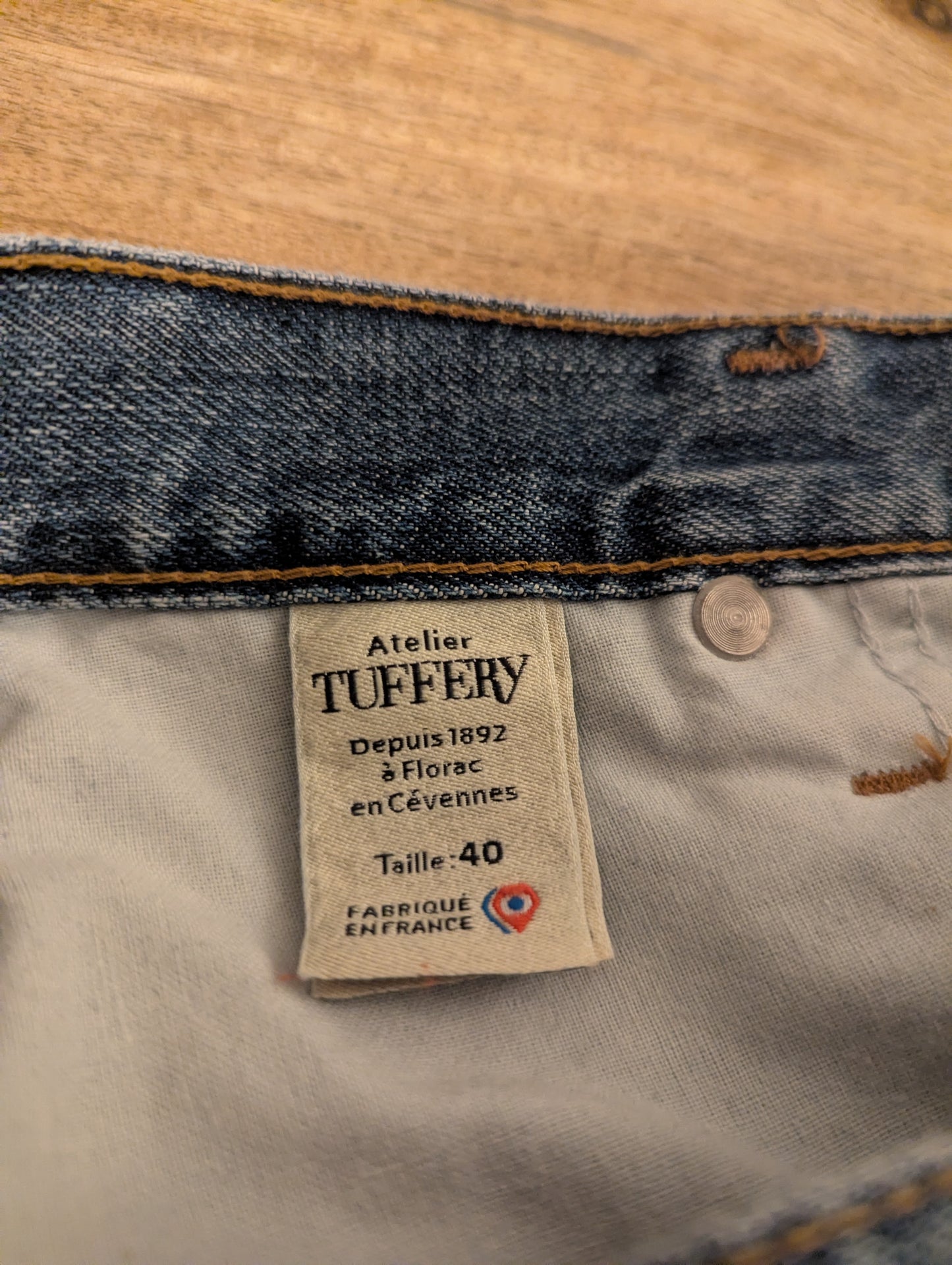 Jean mom taille haute Clair - Marthe