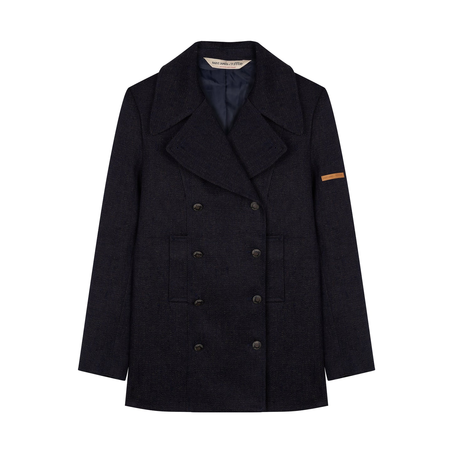 Caban femme chanvre et laine – SAINT JAMES x Atelier TUFFERY – Héritage