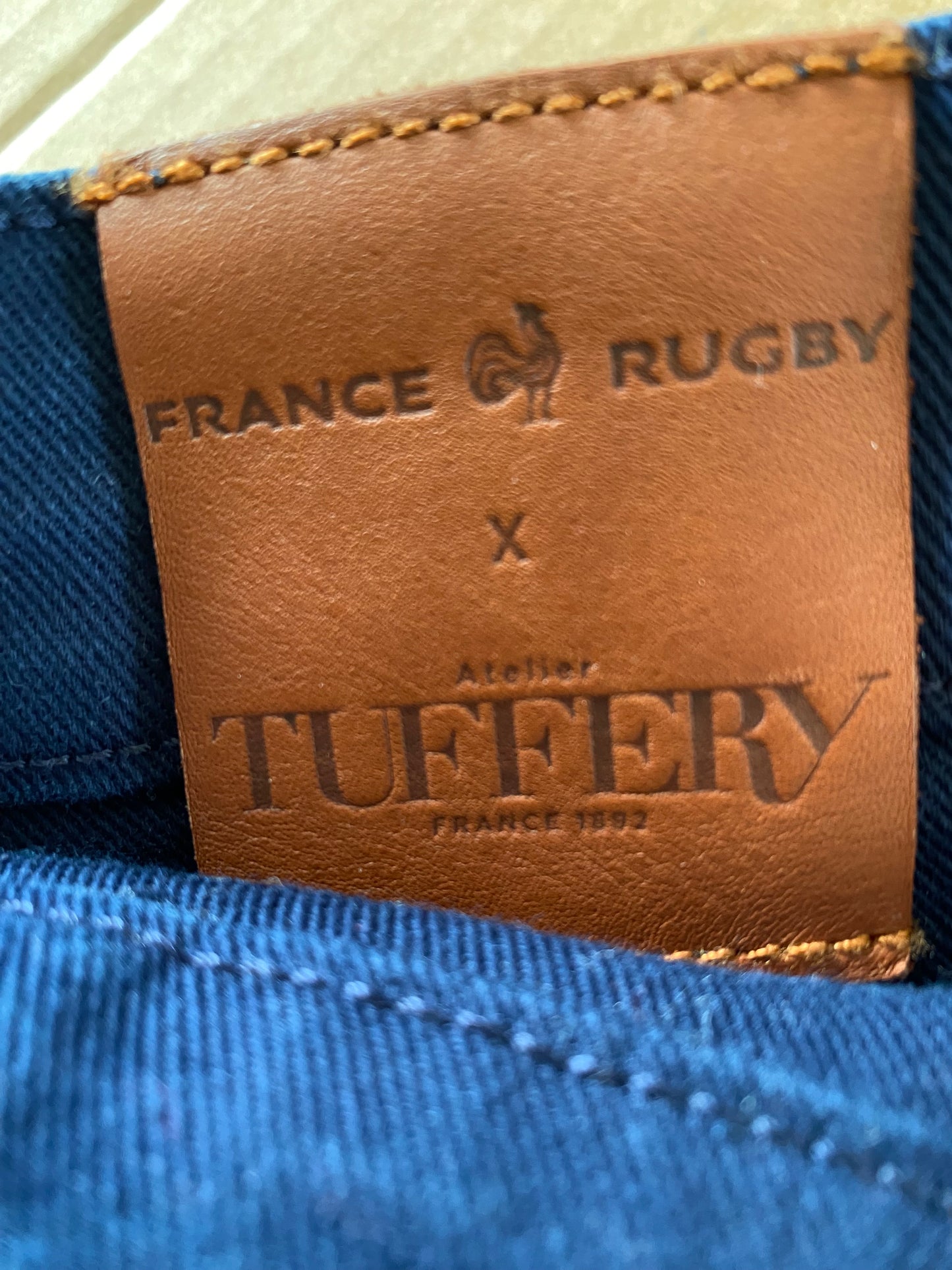 Jean bleu France Rugby