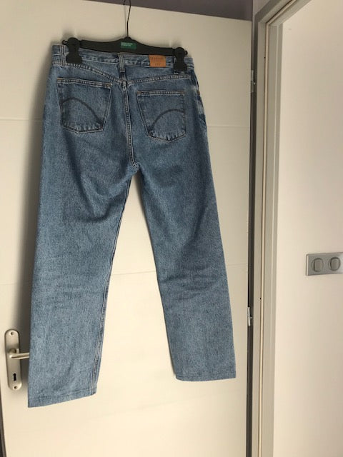 Jean droit taille haute clair – Apolline