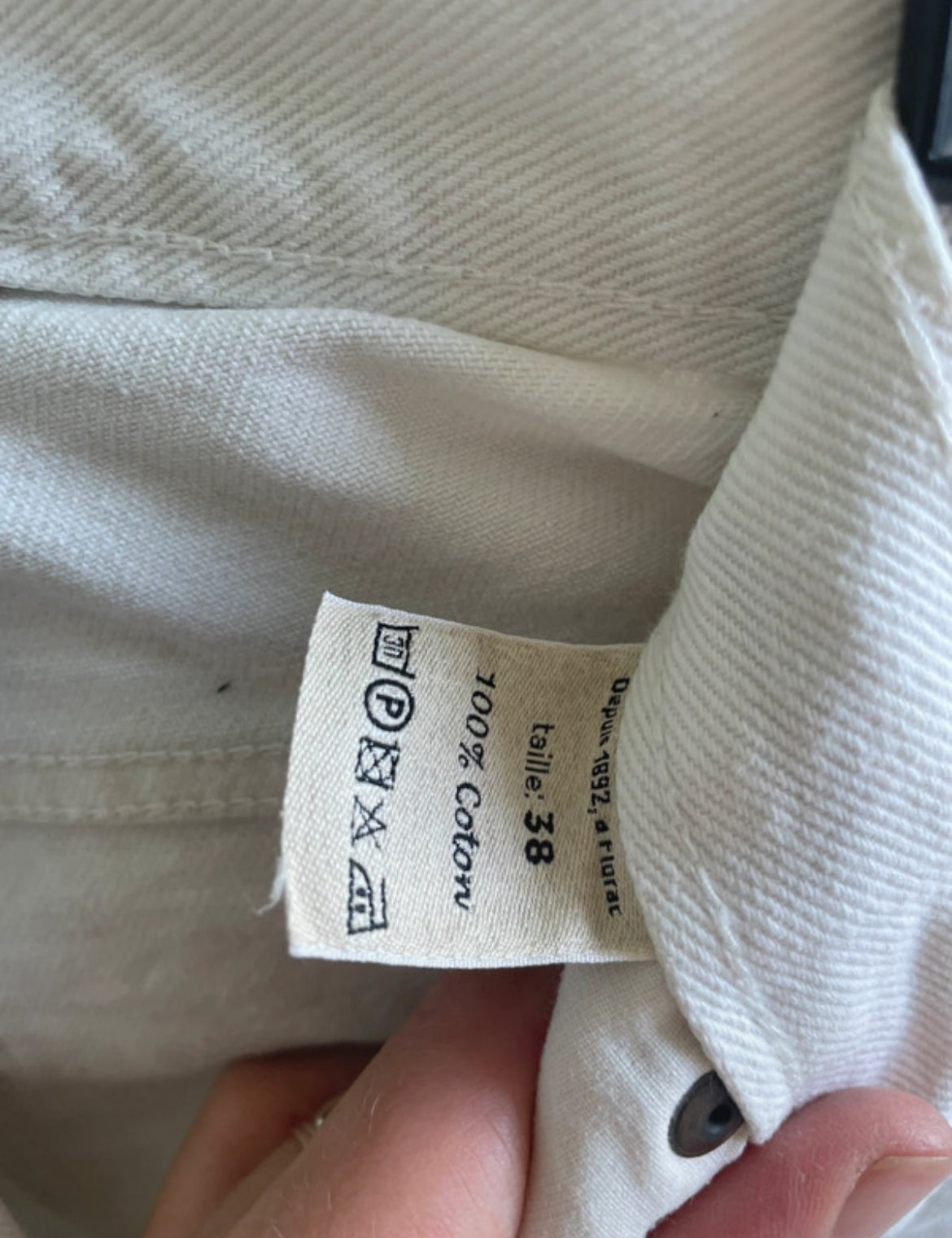 Jean mom taille haute blanc - Marthe (Copie)
