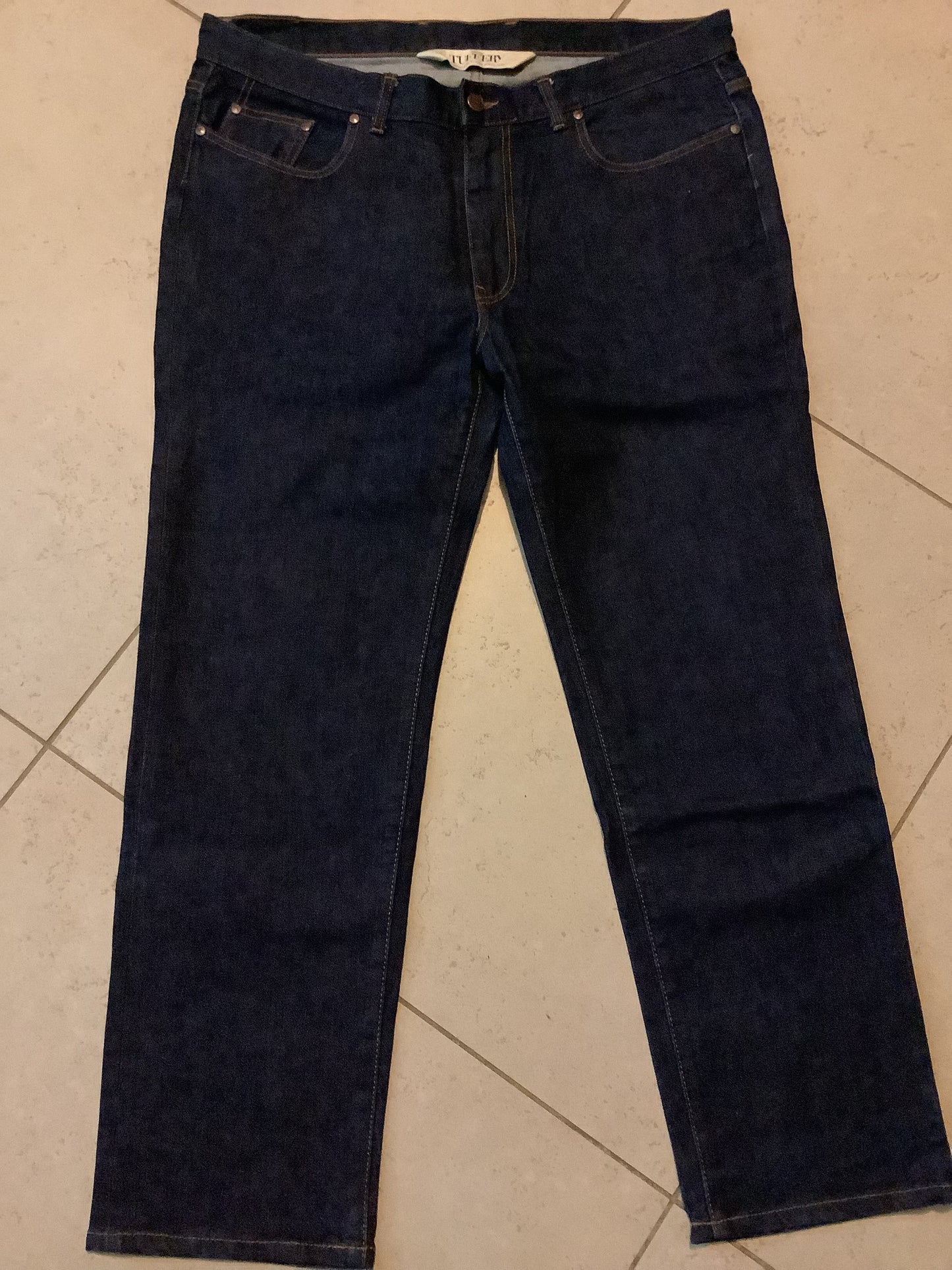 Jean homme bleu droit régular