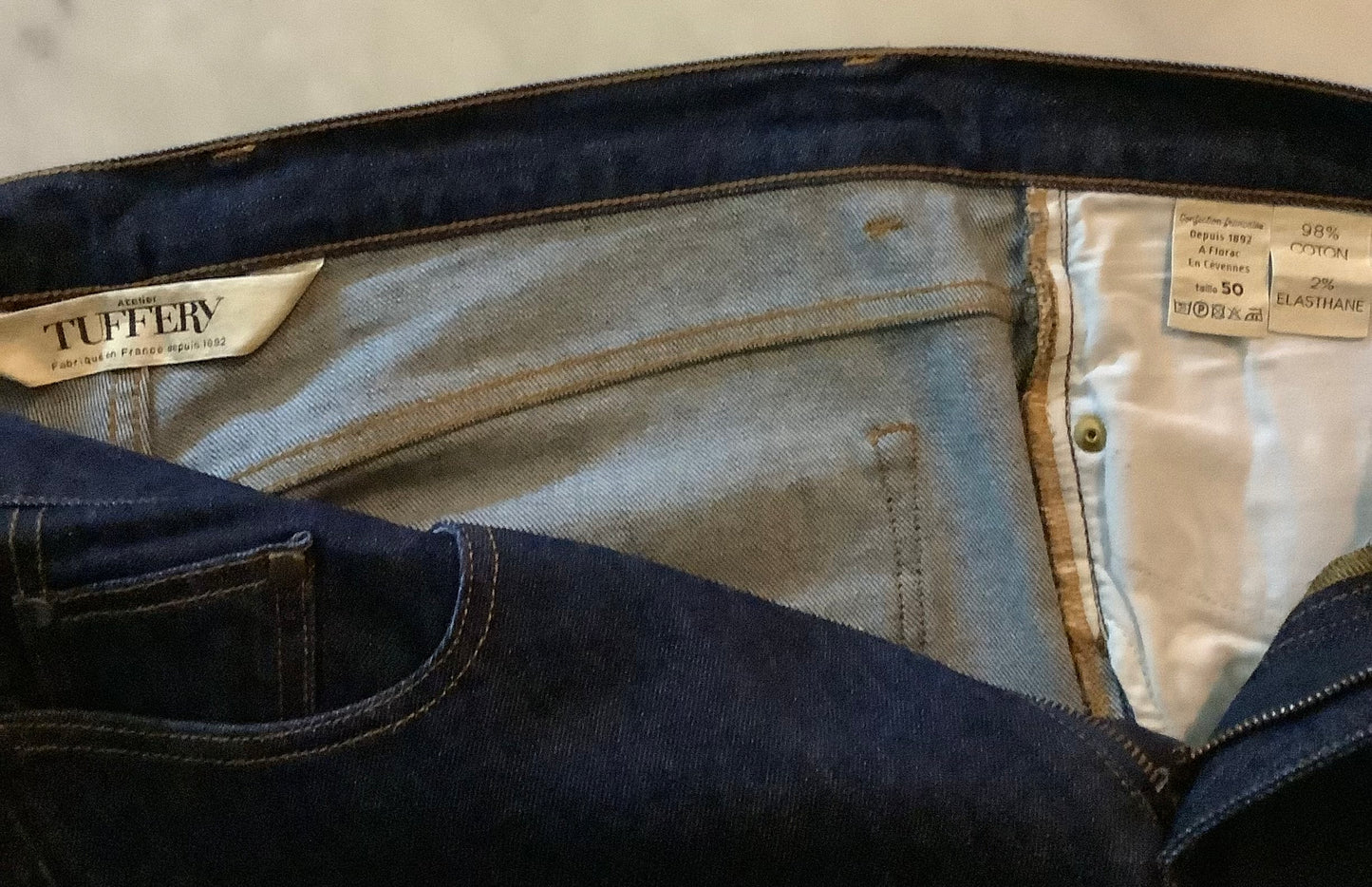 Jean homme bleu droit régular