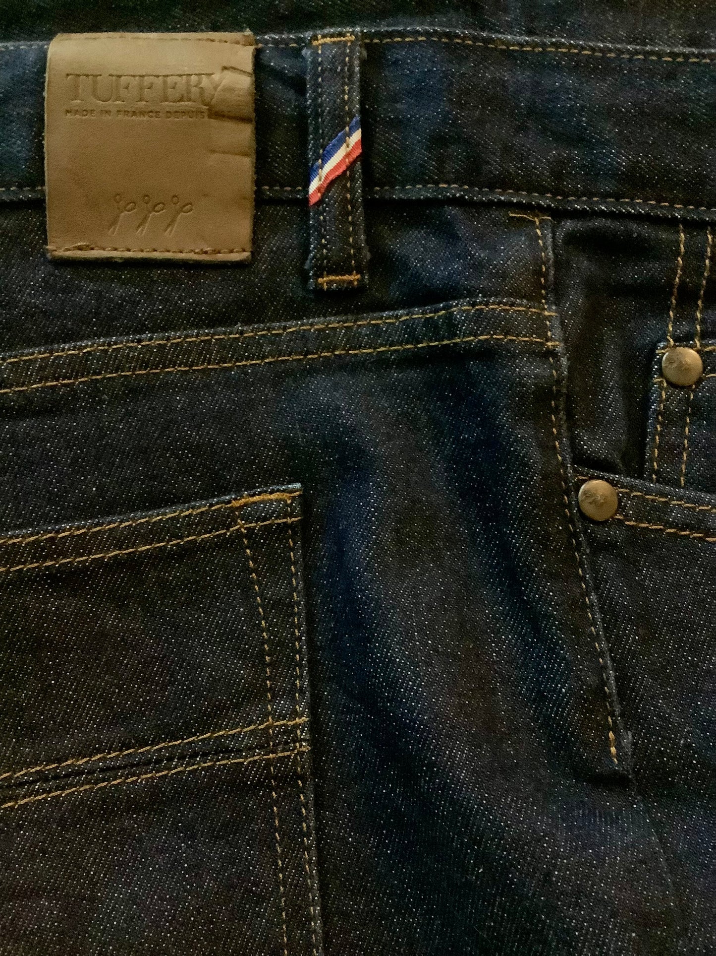 Jean homme bleu droit régular