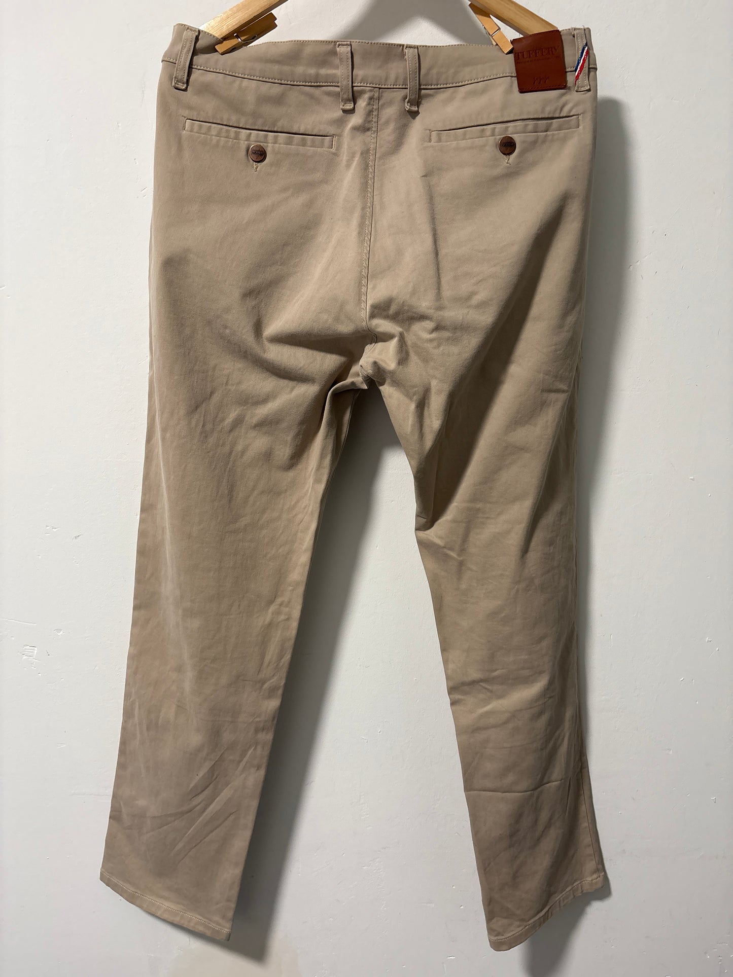 Chino homme droit ajusté Beige - Ernest