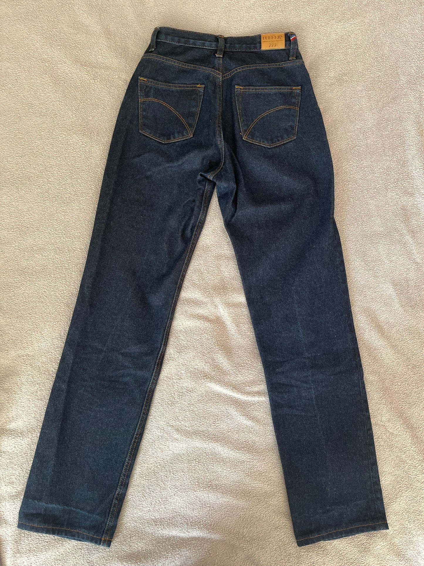 Jean femme droit taille haute Brut - Apolline