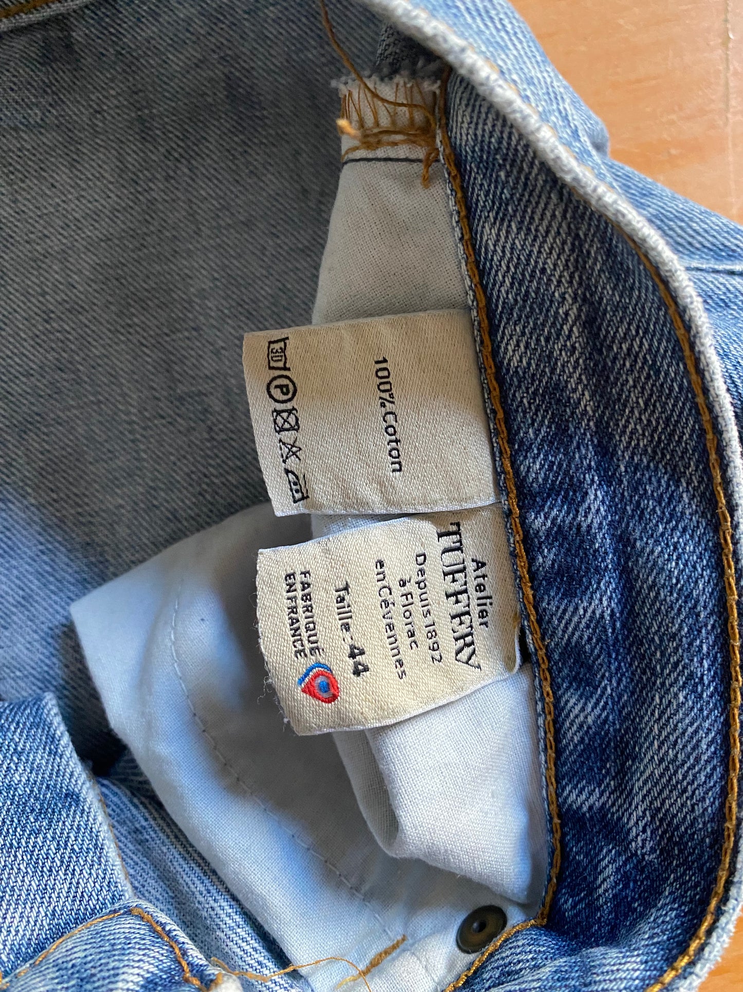 Jean droit taille haute clair – Apolline