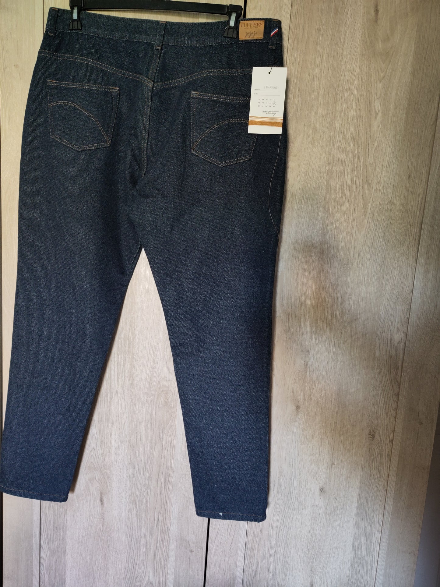 Jean mom taille haute Laine Française - Marthe
