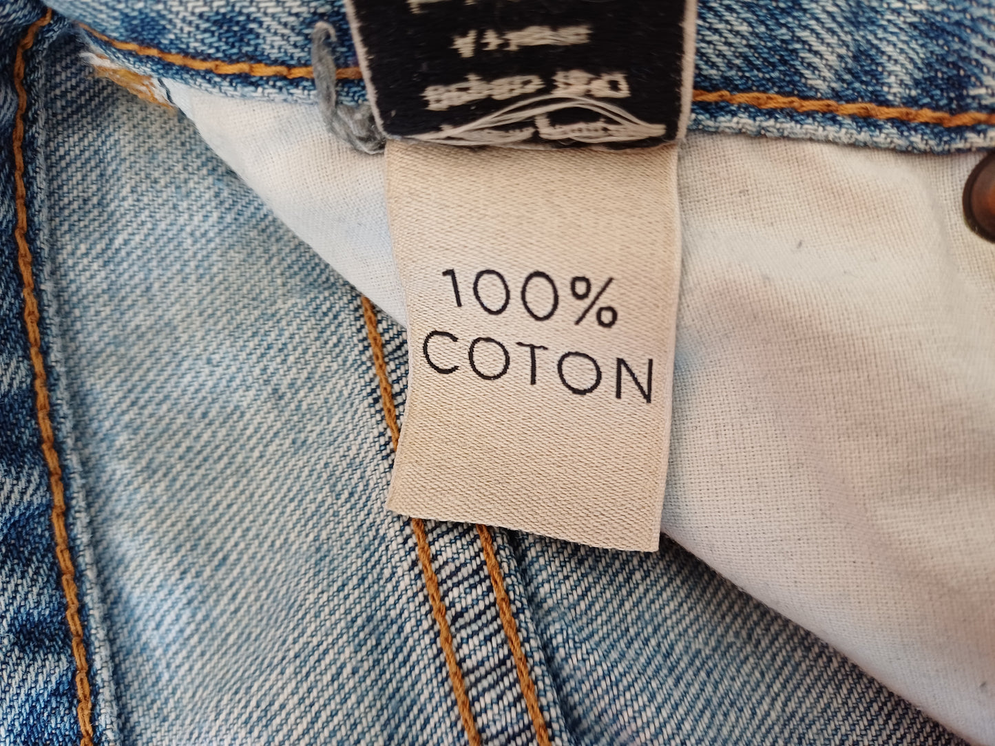 Jean mom taille haute Clair - Marthe