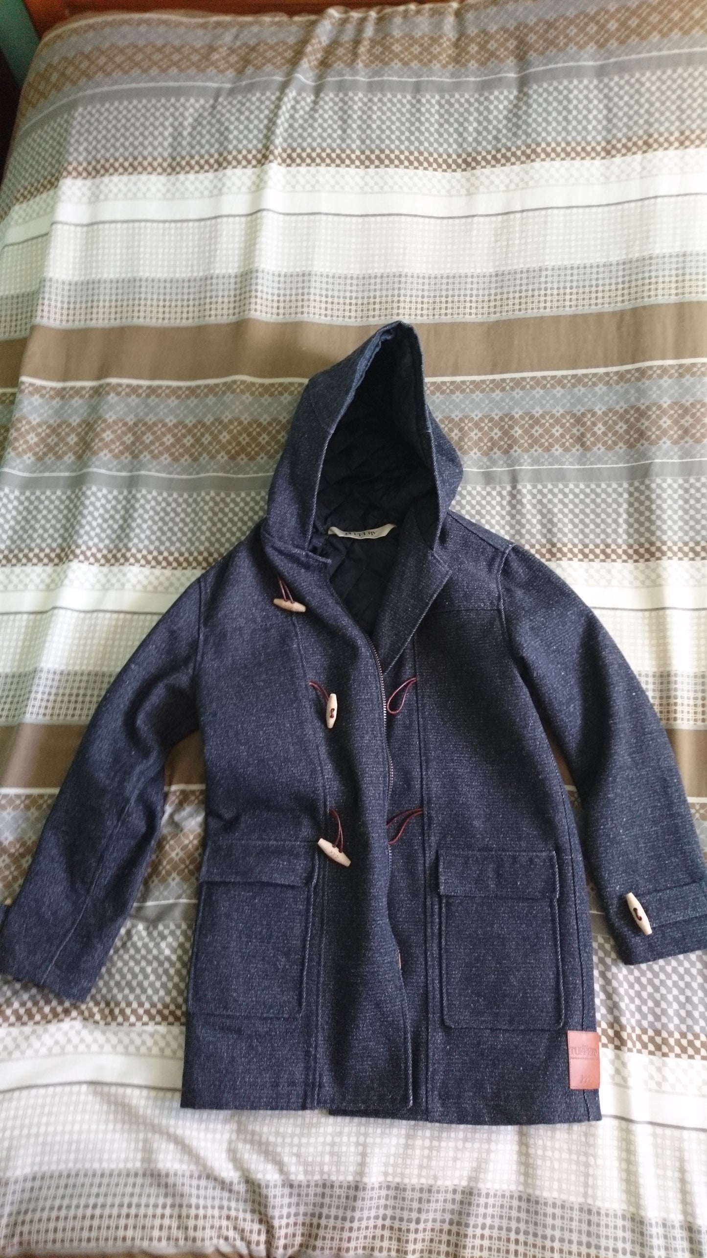 Manteau en jean Laine Française - Aigoual