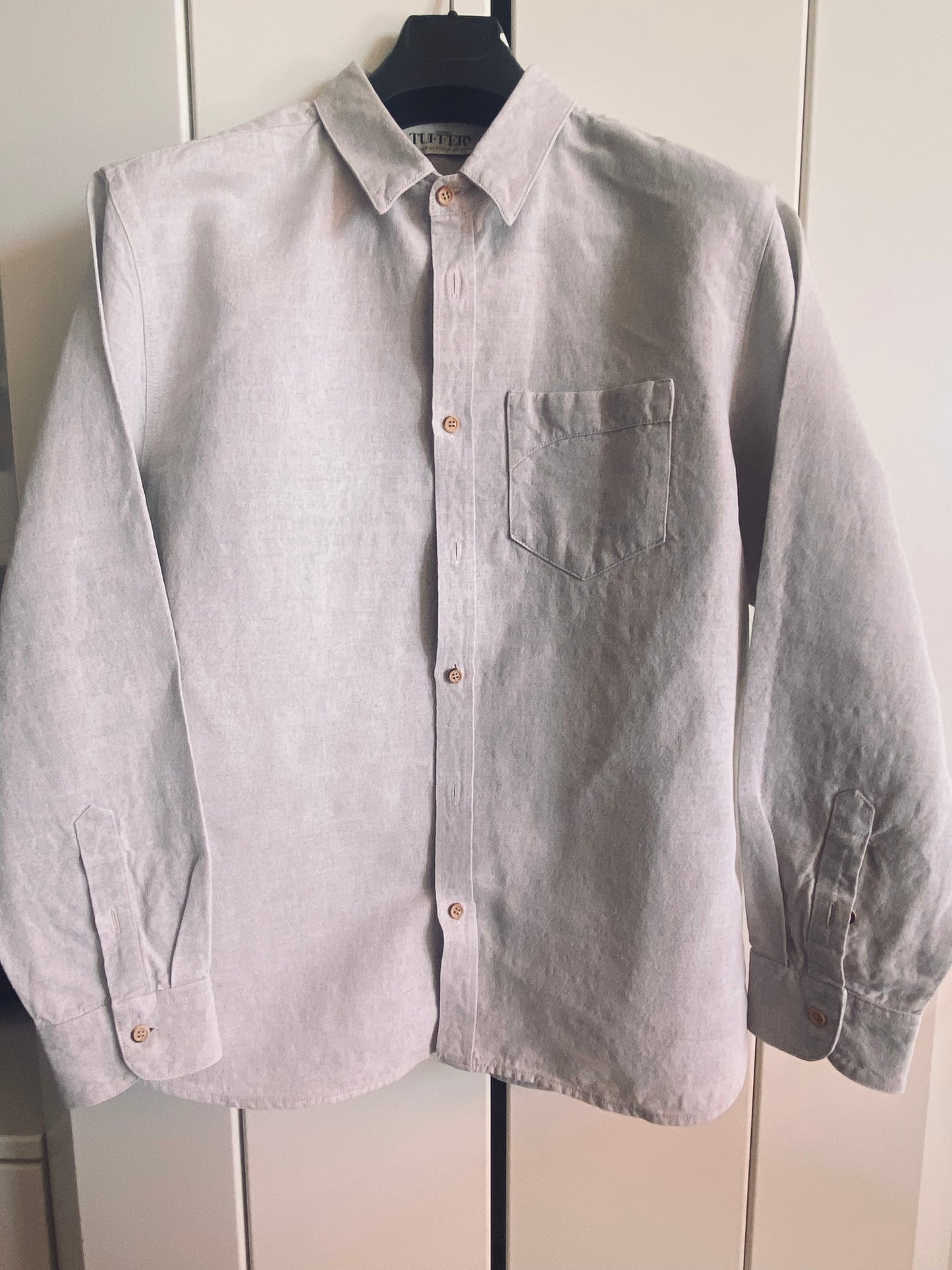 Chemise homme droite en Chanvre Naturel - Aubrac