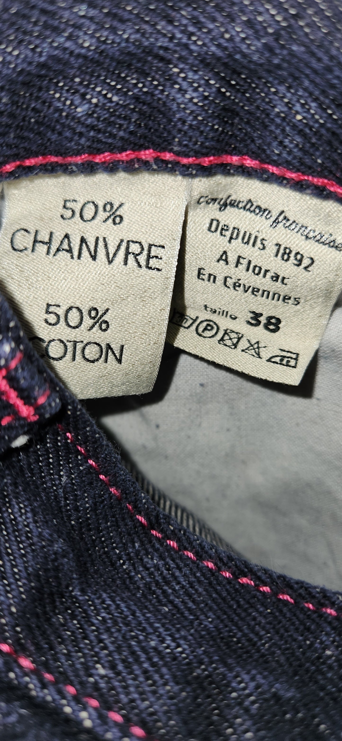 Jean mom taille haute Chanvre - Marthe