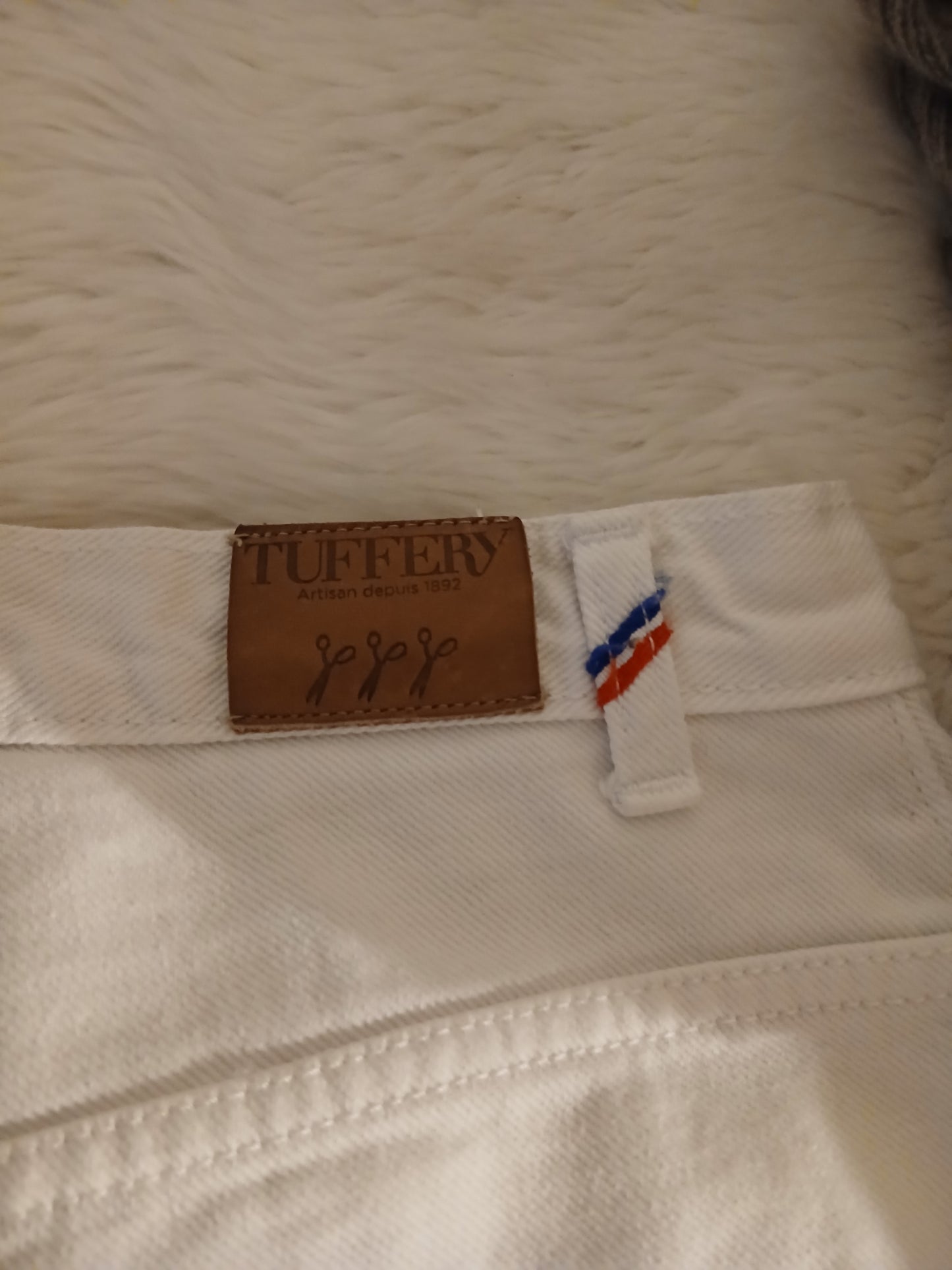 Jean mom taille haute blanc - Marthe