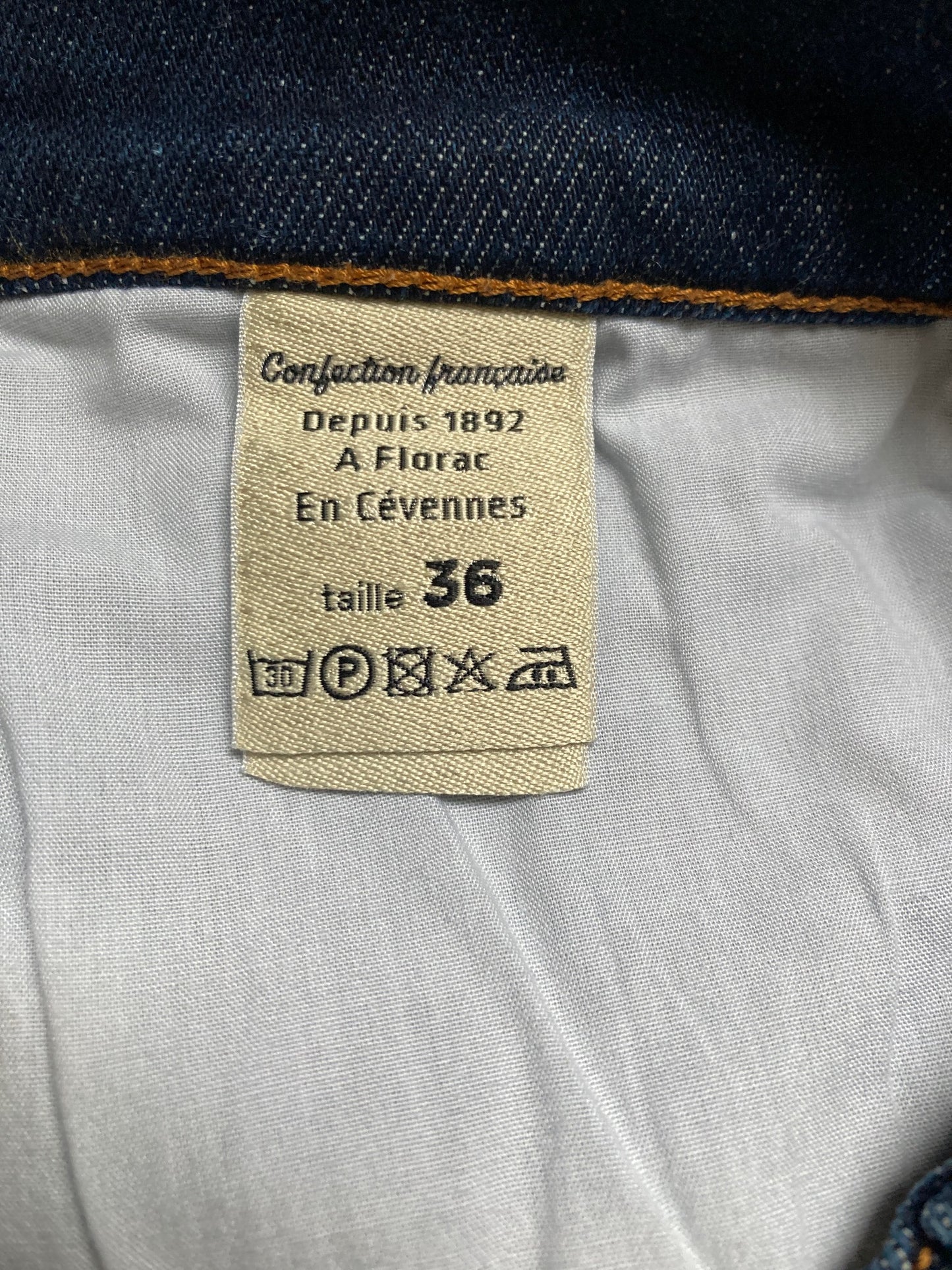 Jean droit ajusté Brut - Augusta