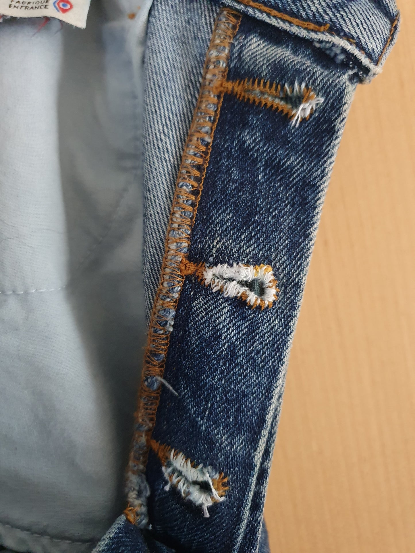 Jean droit taille haute stonewashed - Apolline