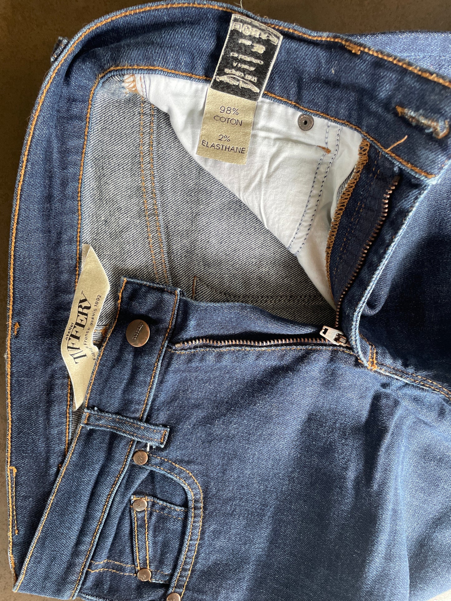 Jean femme ajusté taille standard Bleu Bio – Augusta
