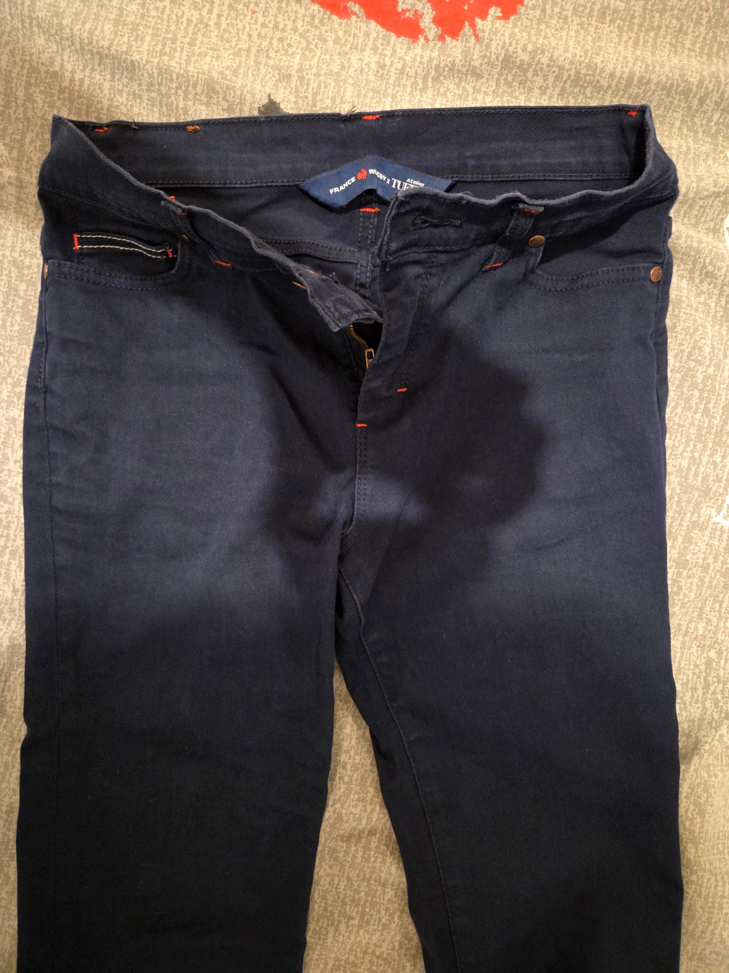 Jean femme ajusté taille standard Bleu Bio Rugby – Augusta