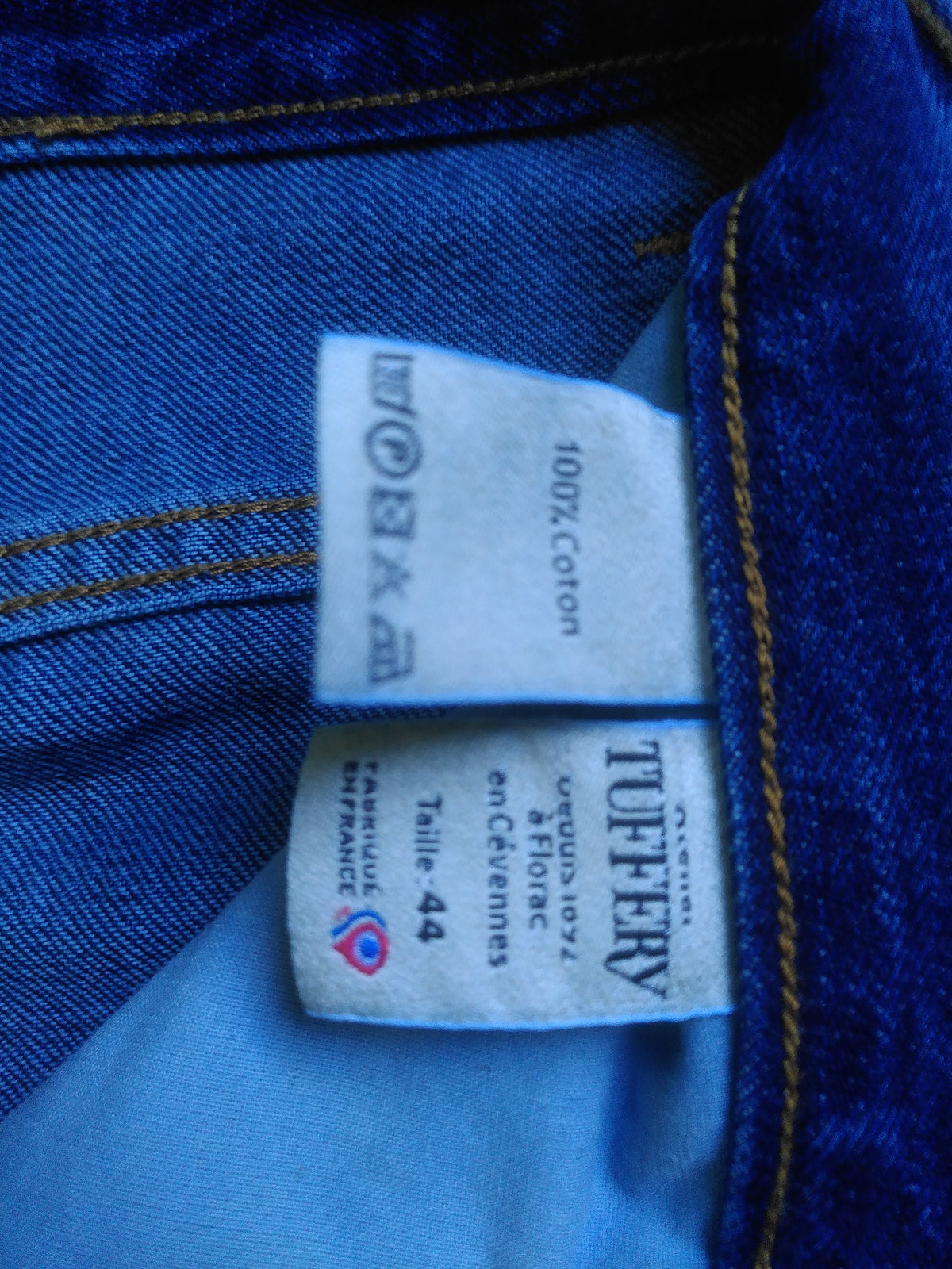 Jean homme droit taille haute Stonewashed - Célestin