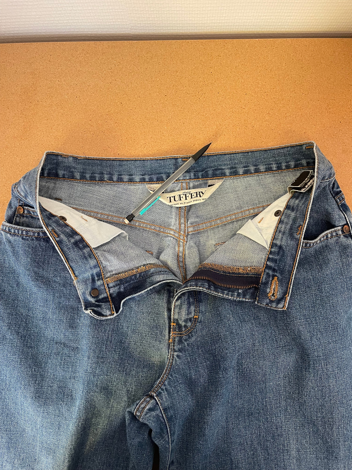 Jean mom taille haute Clair - Marthe
