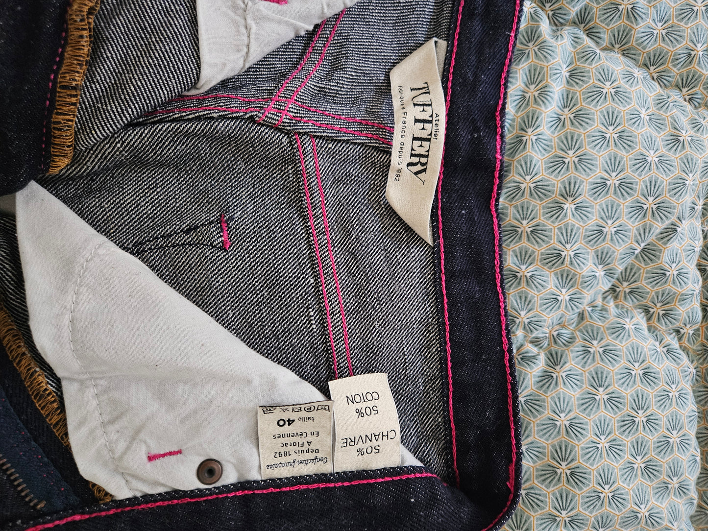 Jean mom taille haute Chanvre - Marthe