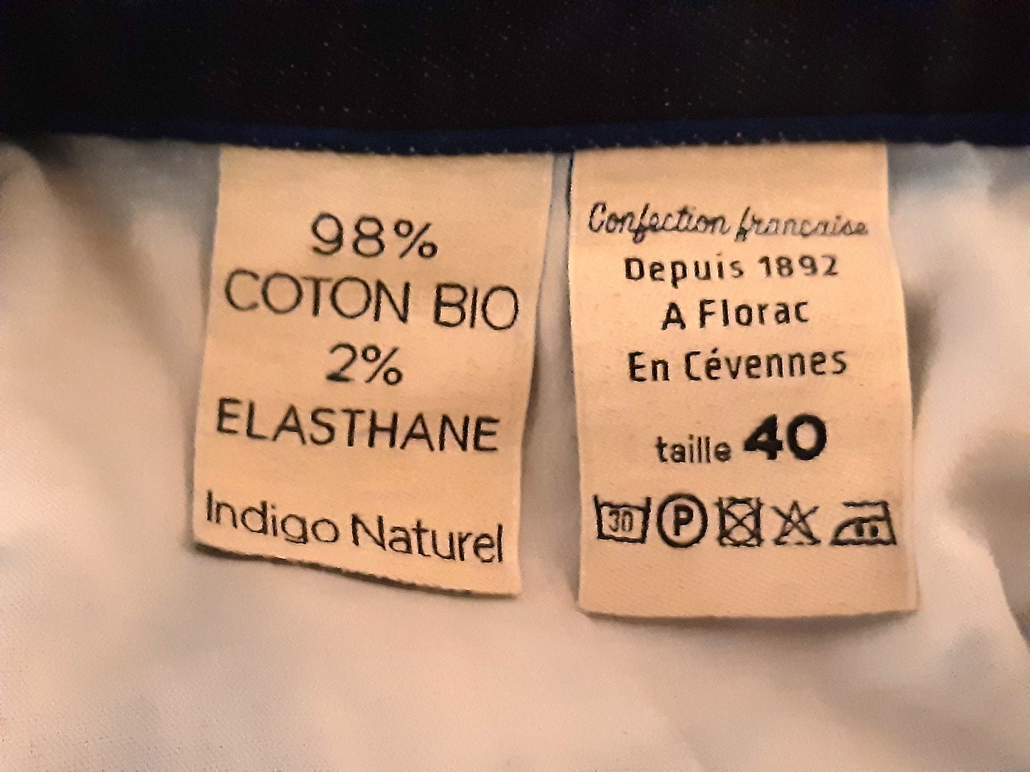 Jean slim taille haute Coton Bio Alpine - Marianne