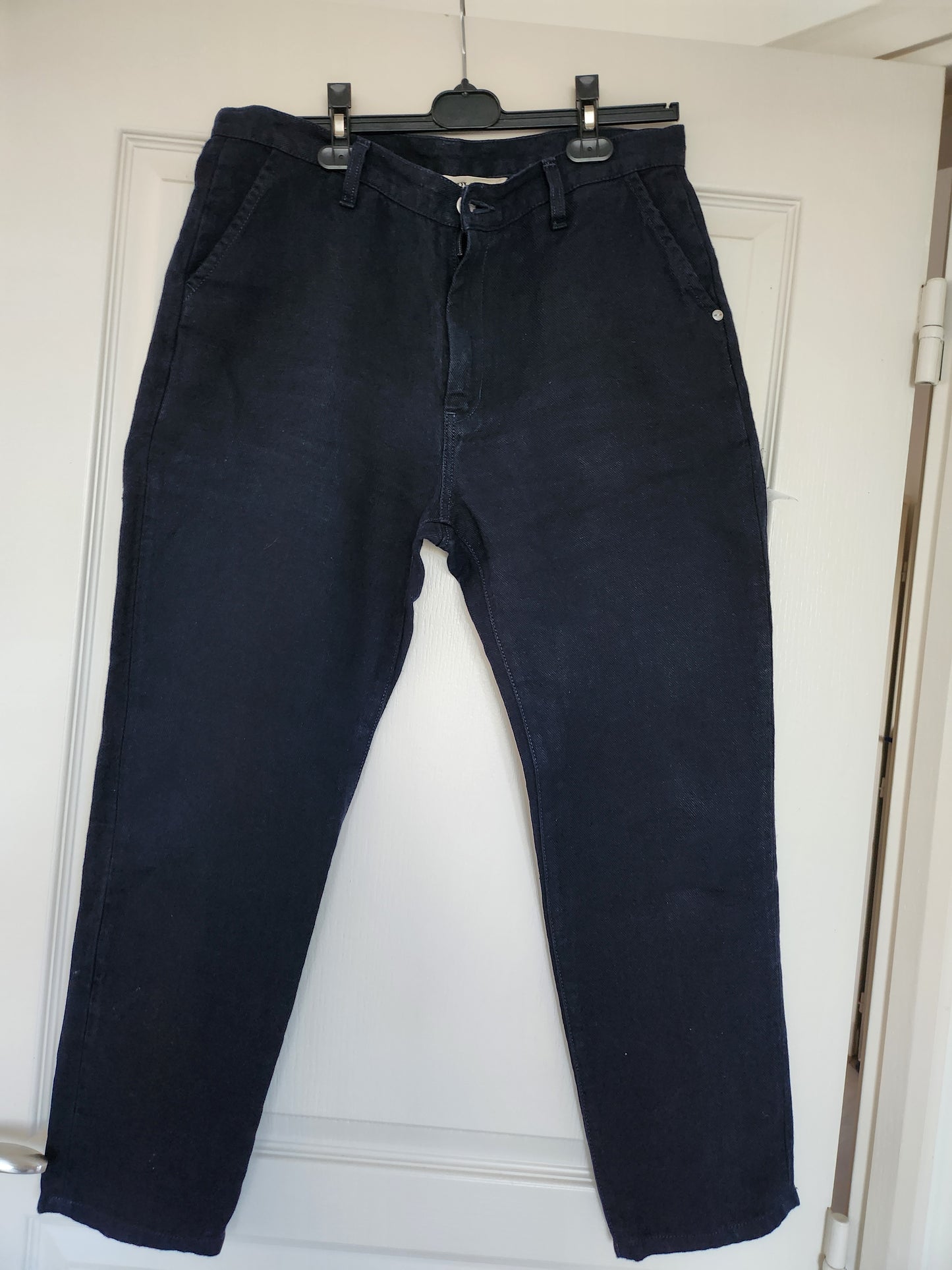 Chino ajusté taille haute Alpine 100% Lin Français - Léonie