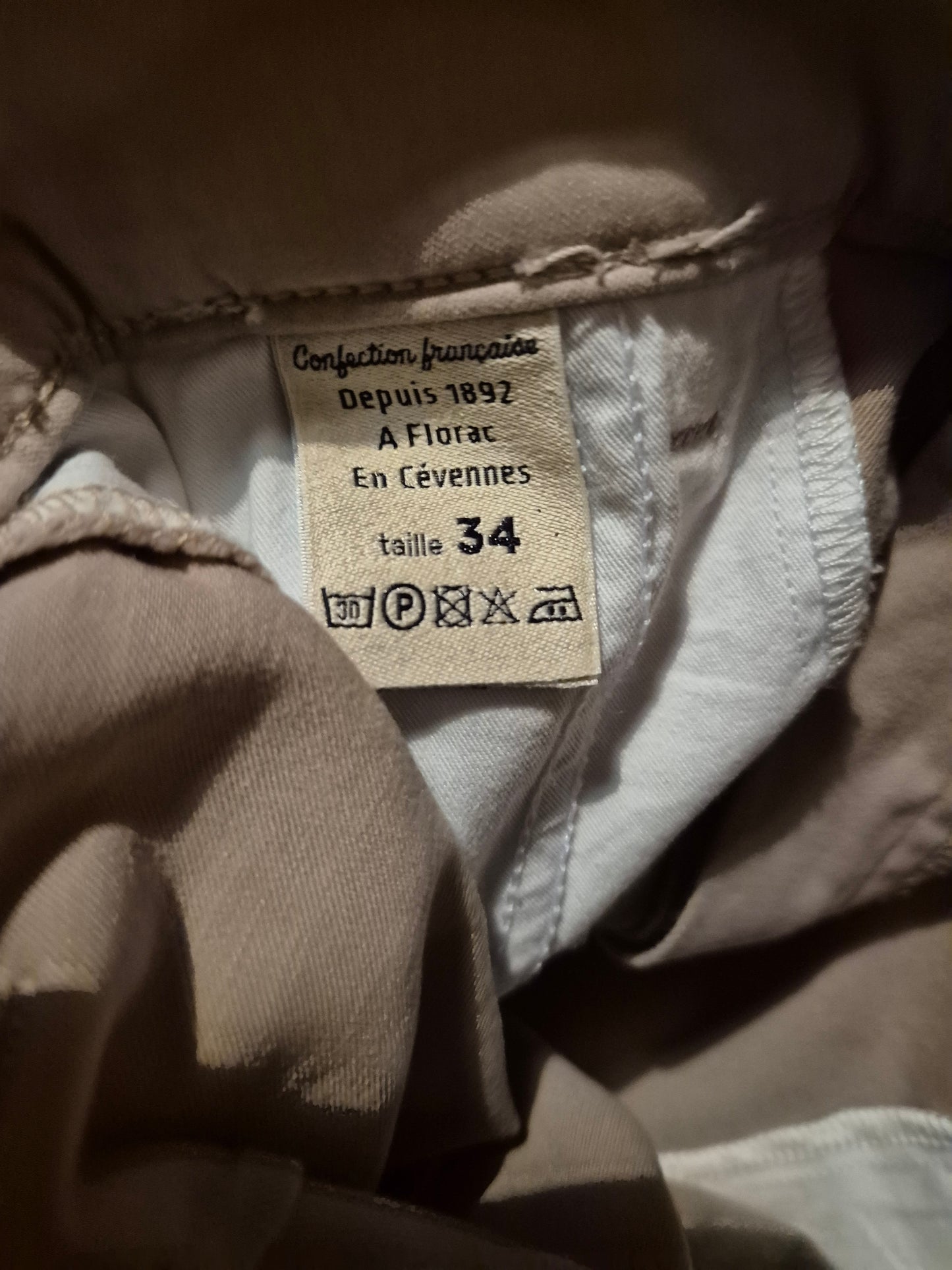 Short ajusté taille haute sable – Lucette