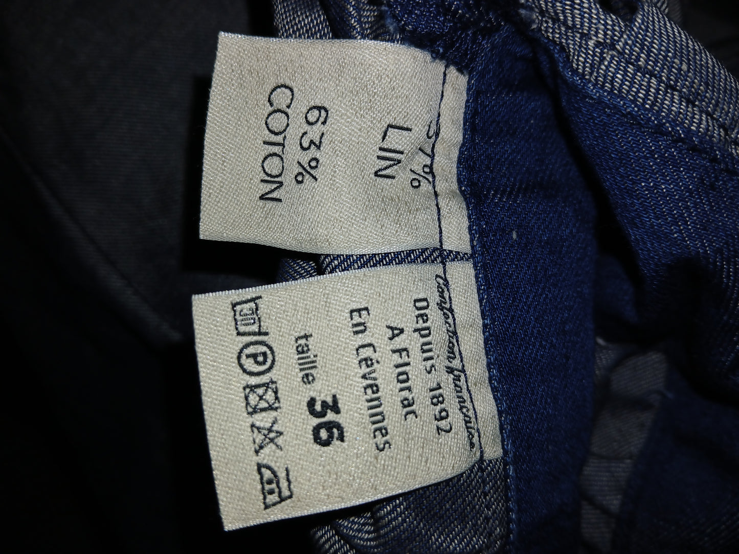 Robe en jean Lin Français - Paula