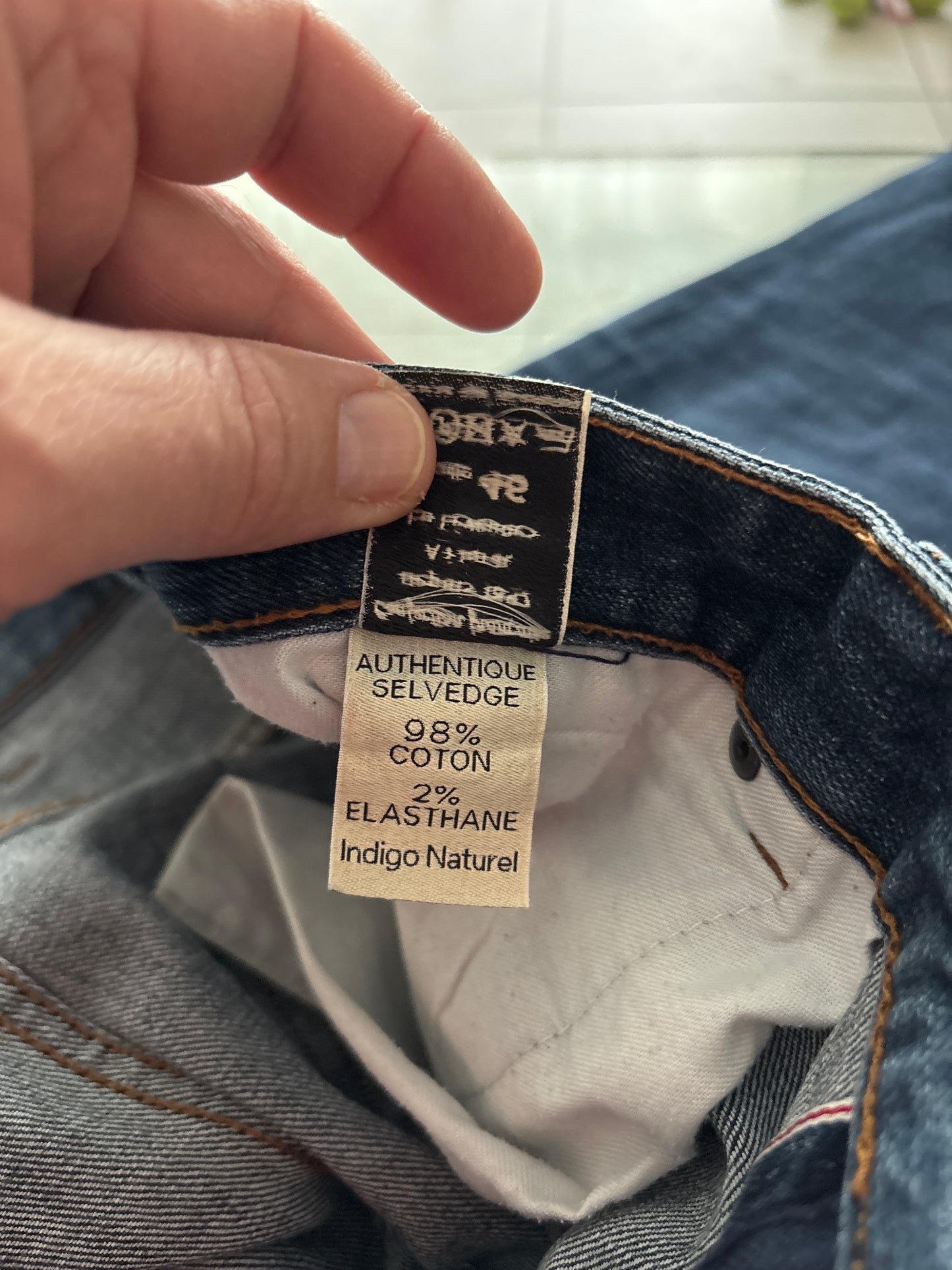 Jean droit ajusté Brut Selvedge - Alphonse