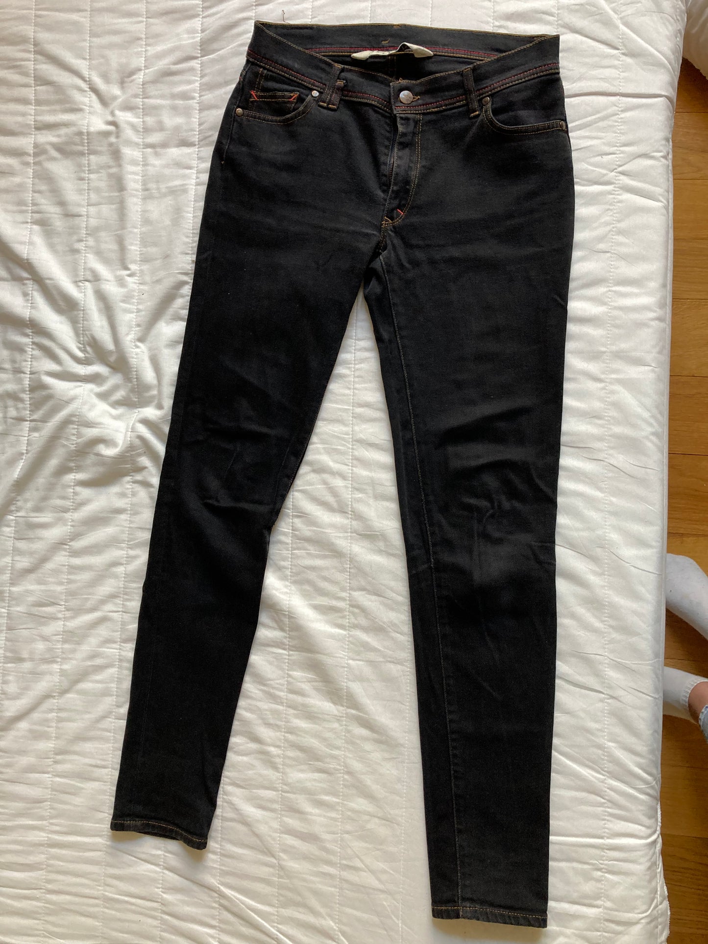Jean slim taille standard Noir - Mathilde