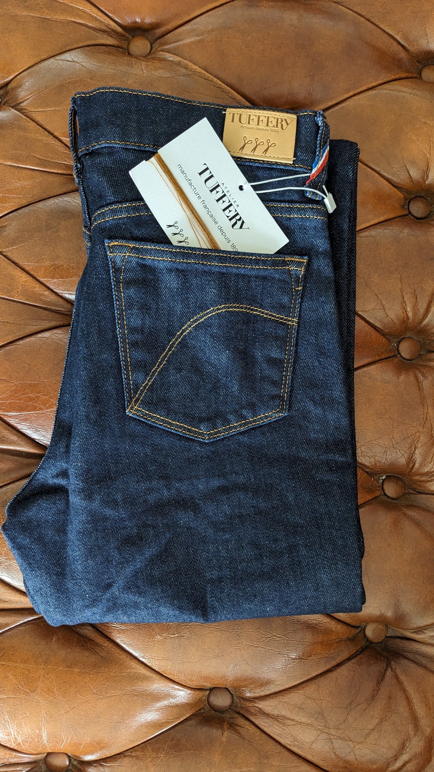 Jean femme droit ajusté Brut - Augusta