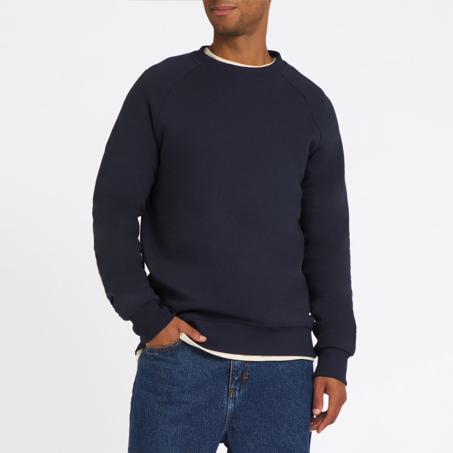 Sweat Unisexe 100% Coton Bio Marine