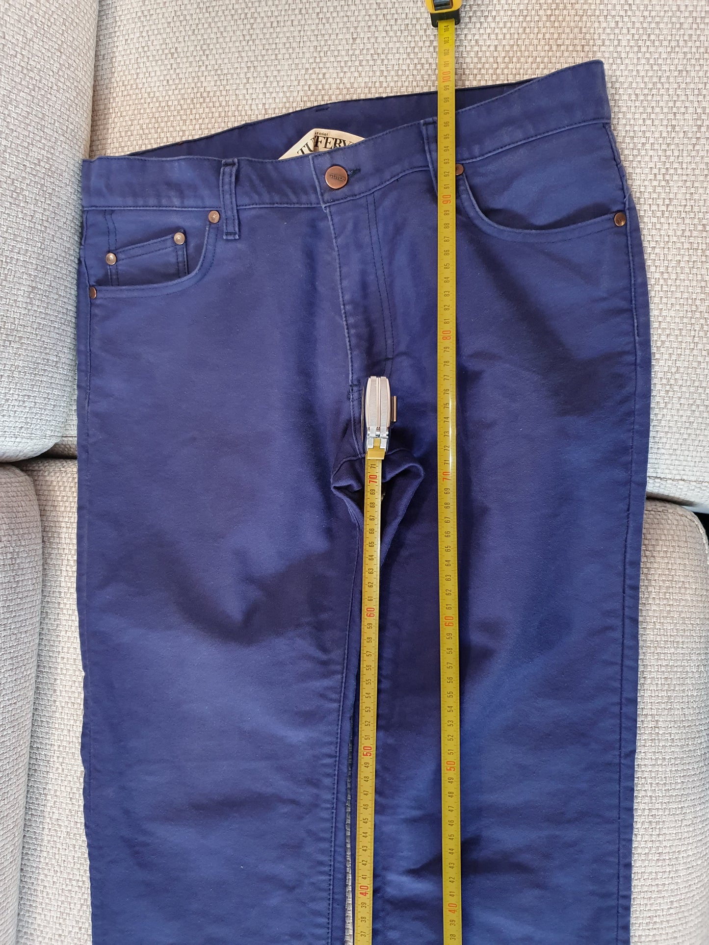 Jean droit ajusté Moleskine - Alphonse