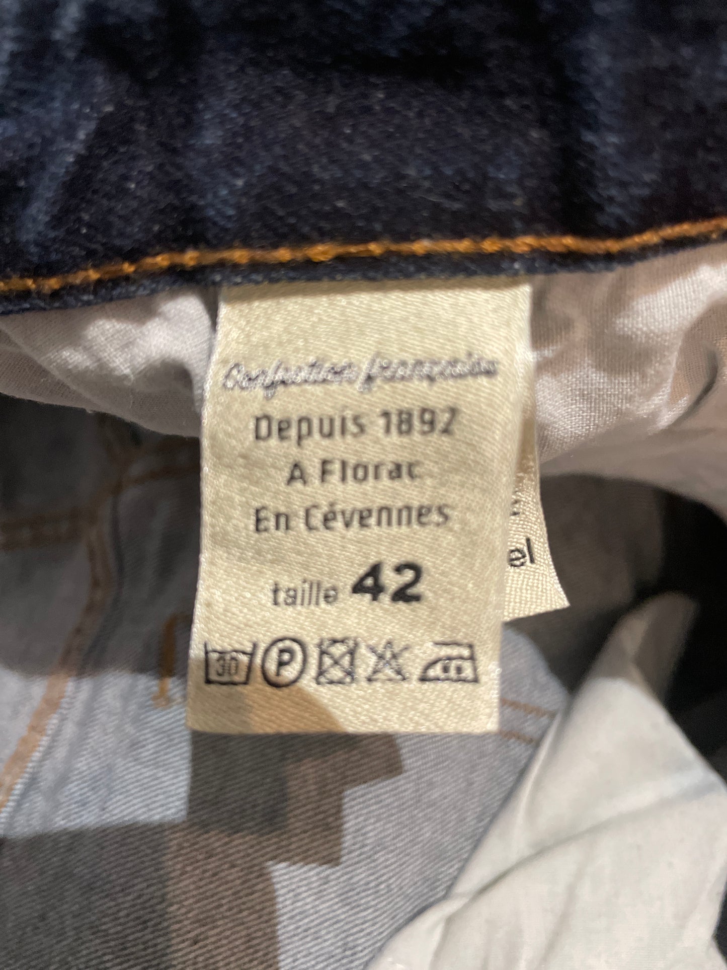 Jean droit ajusté Brut Selvedge - Alphonse