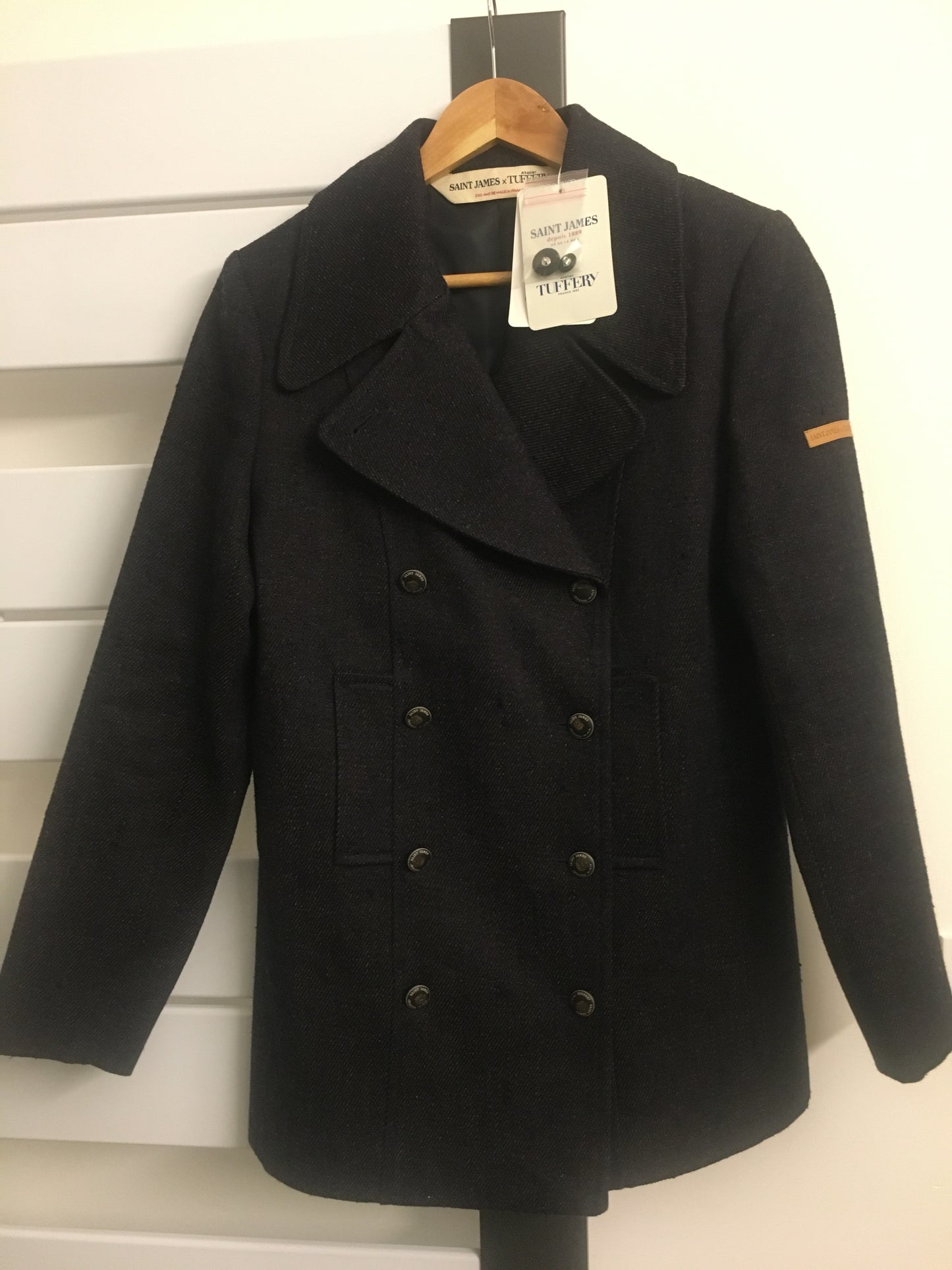 Caban femme chanvre et laine – SAINT JAMES x Atelier TUFFERY – Héritage