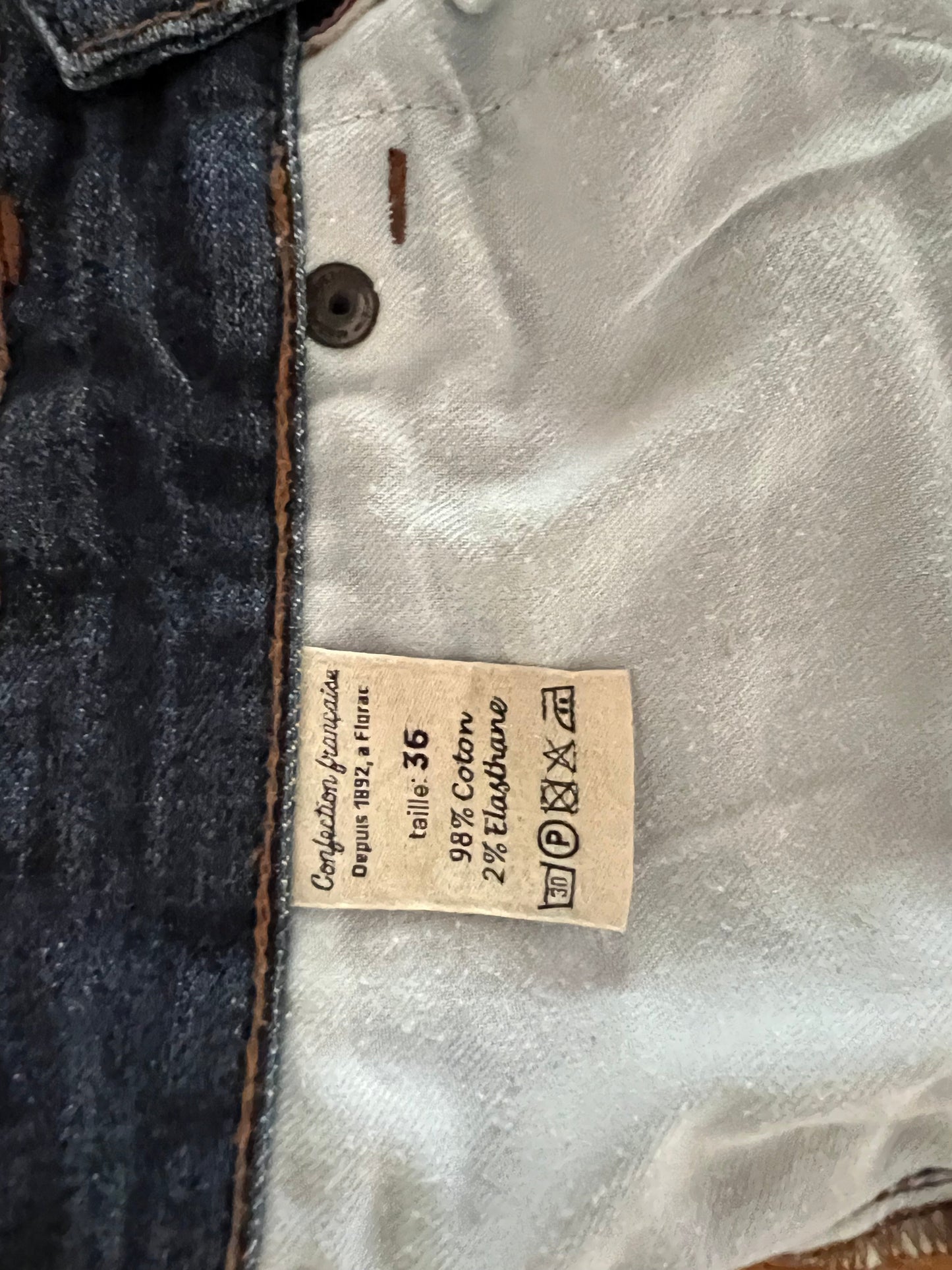 Jean slim Brut Selvedge - Augustin
