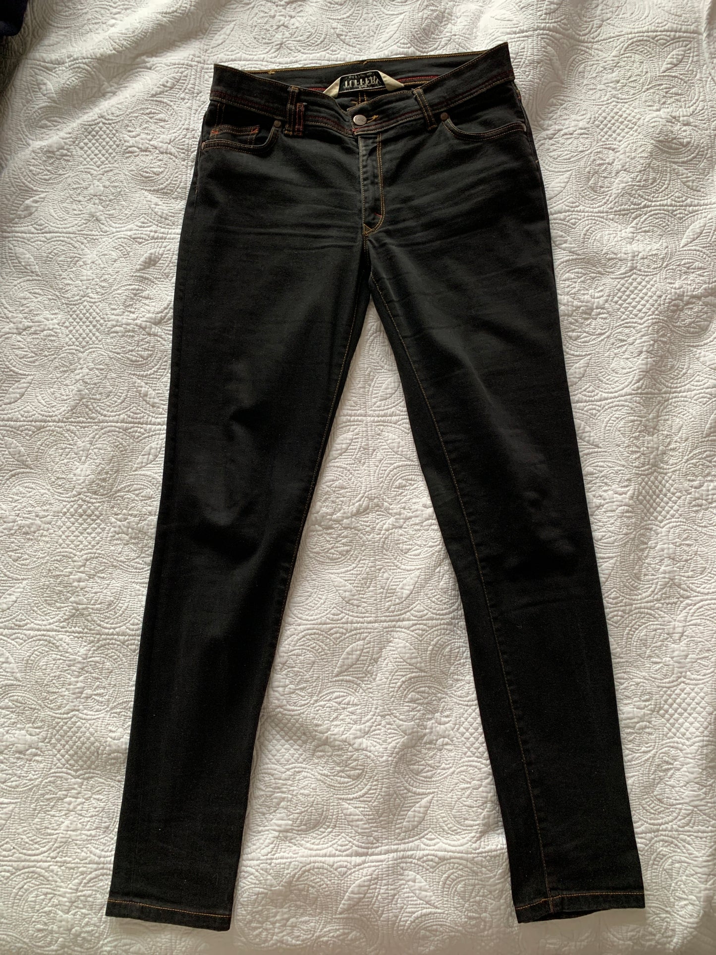 Jean slim taille standard Noir - Mathilde
