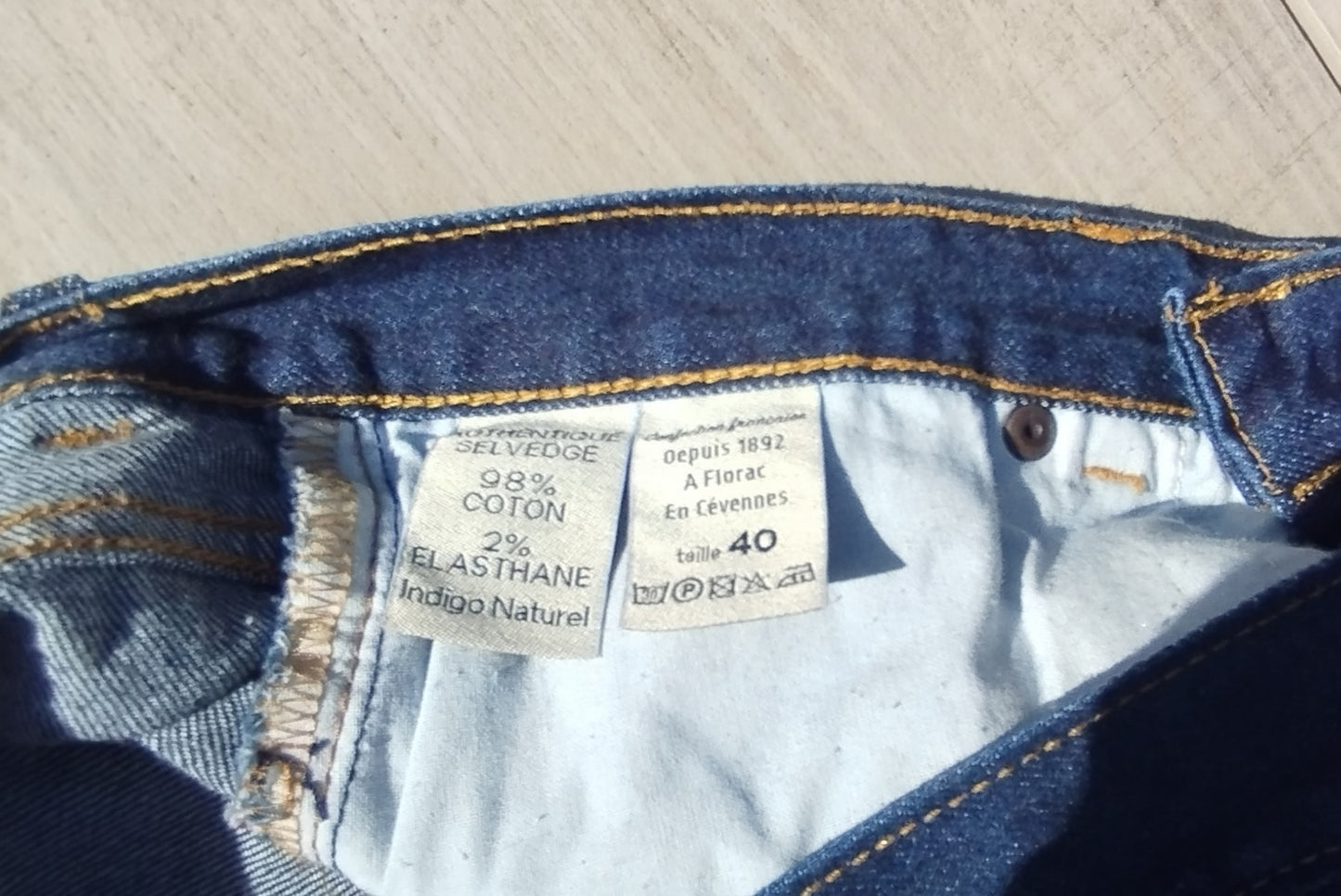 Jean slim Brut Selvedge - Augustin