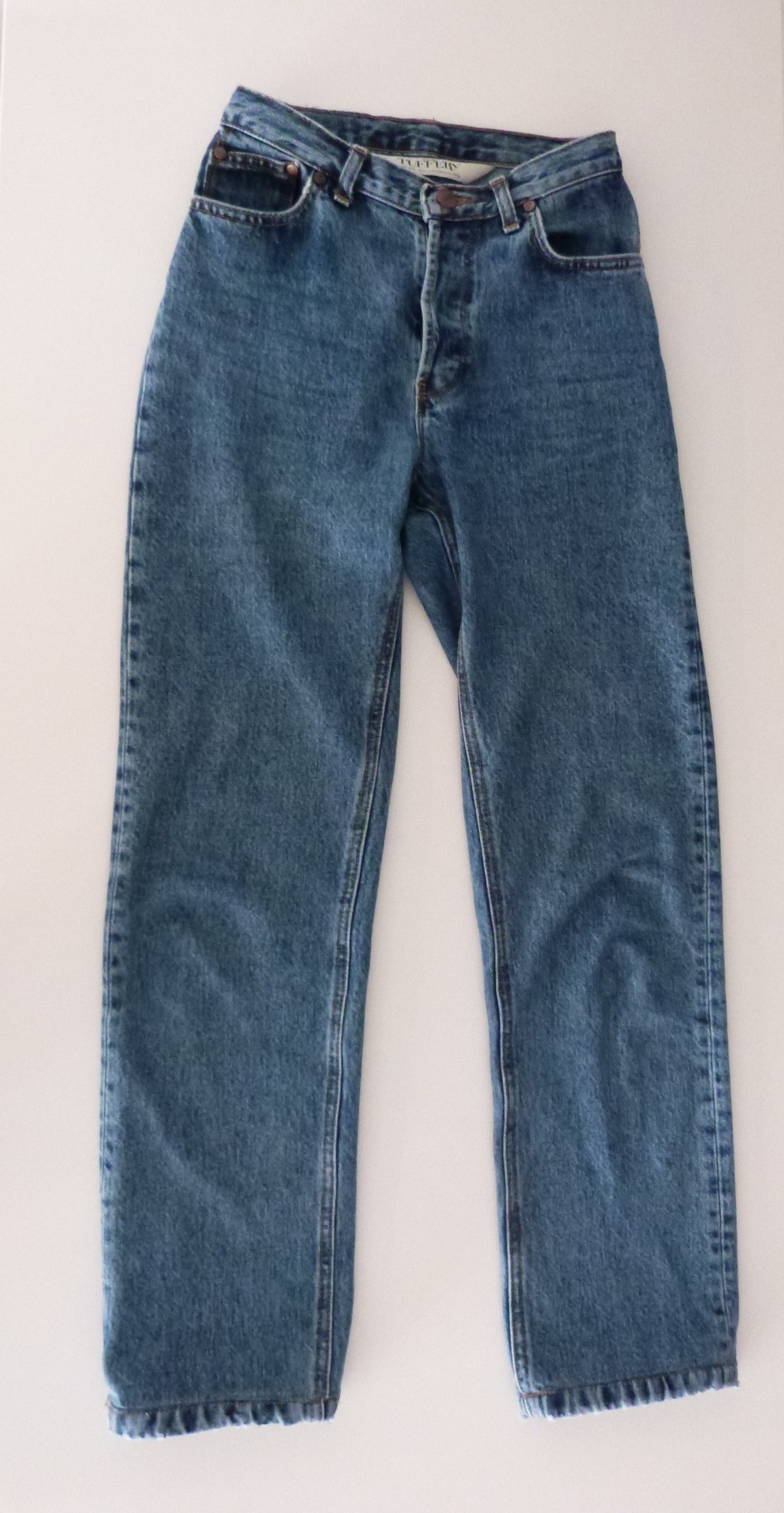 Jean droit taille haute clair – Apolline