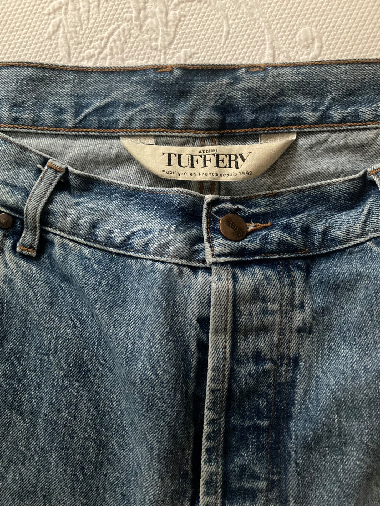 Jean droit taille haute clair - Célestin