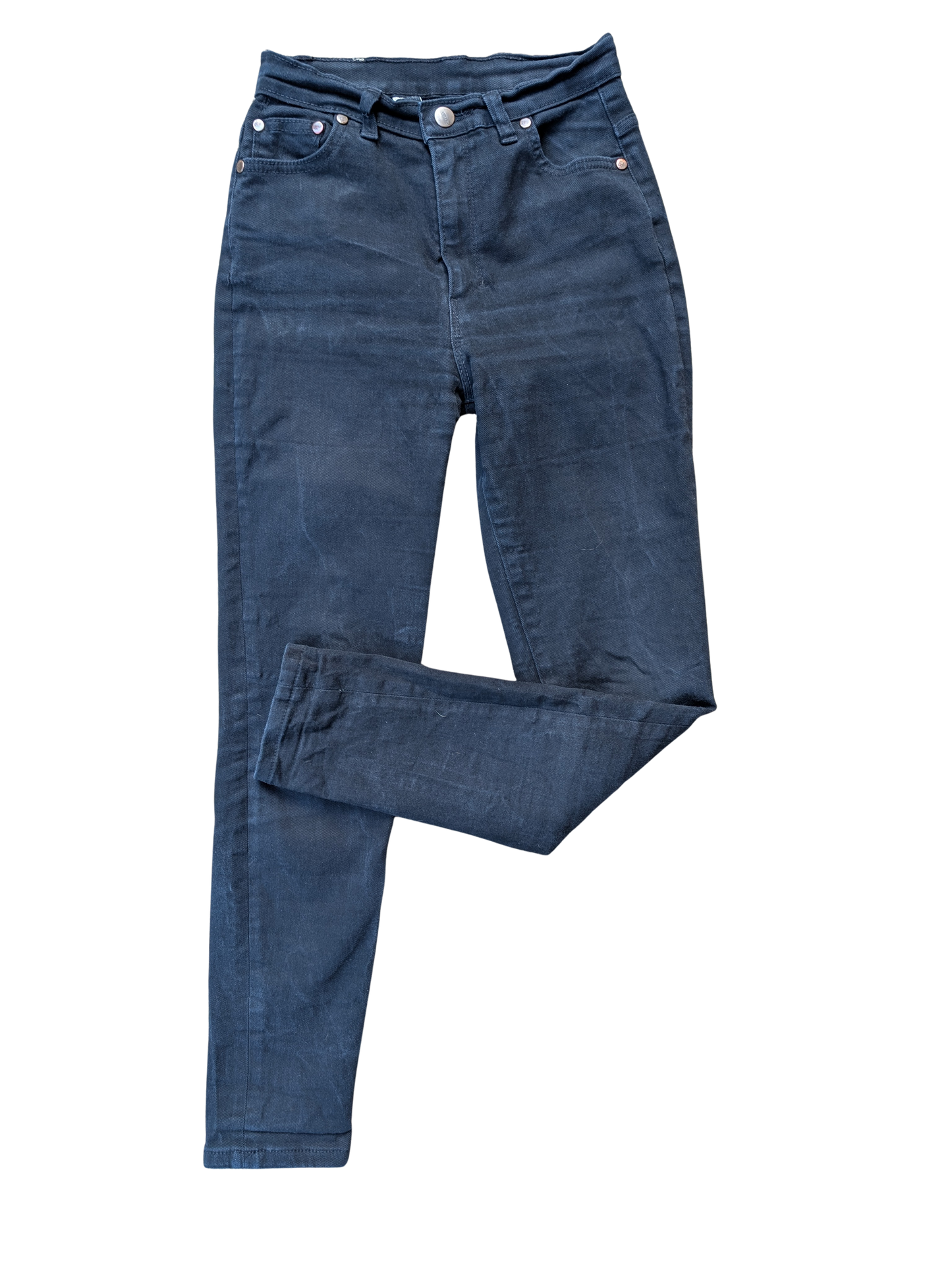 Jean slim Taille Haute Noir – Marianne