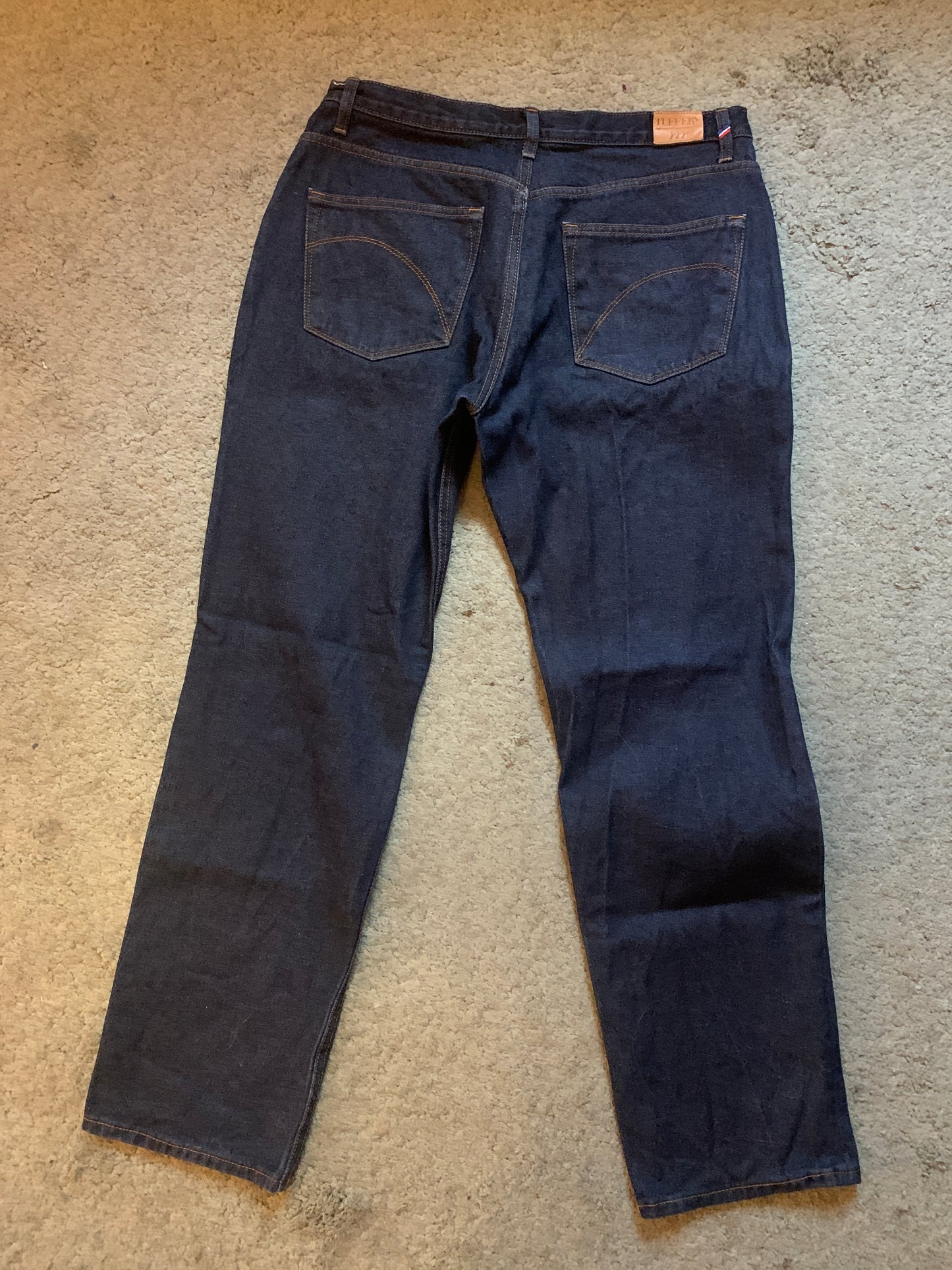 Jean femme droit taille haute Brut - Apolline