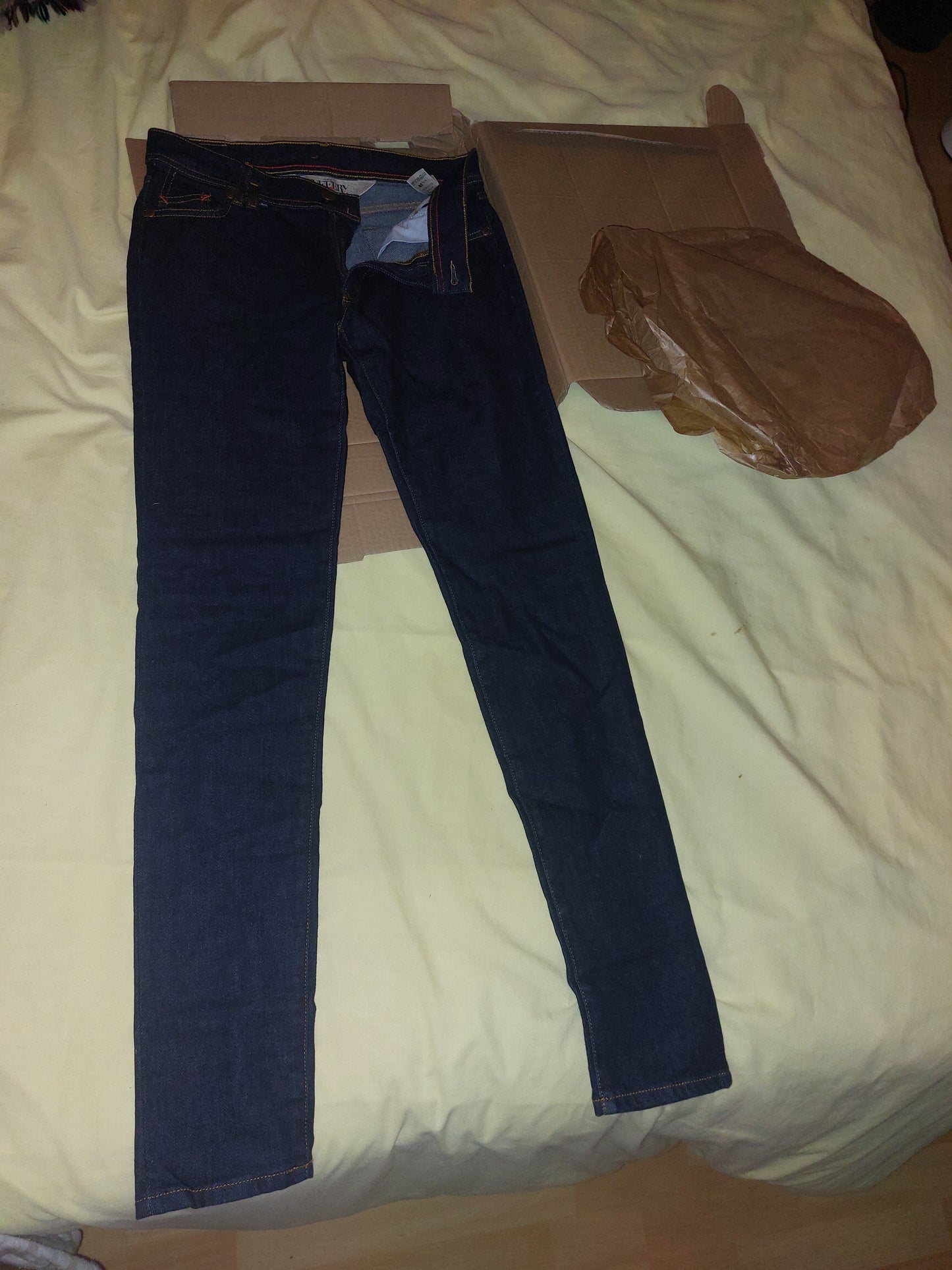 Jean slim taille haute Coton Bio - Marianne