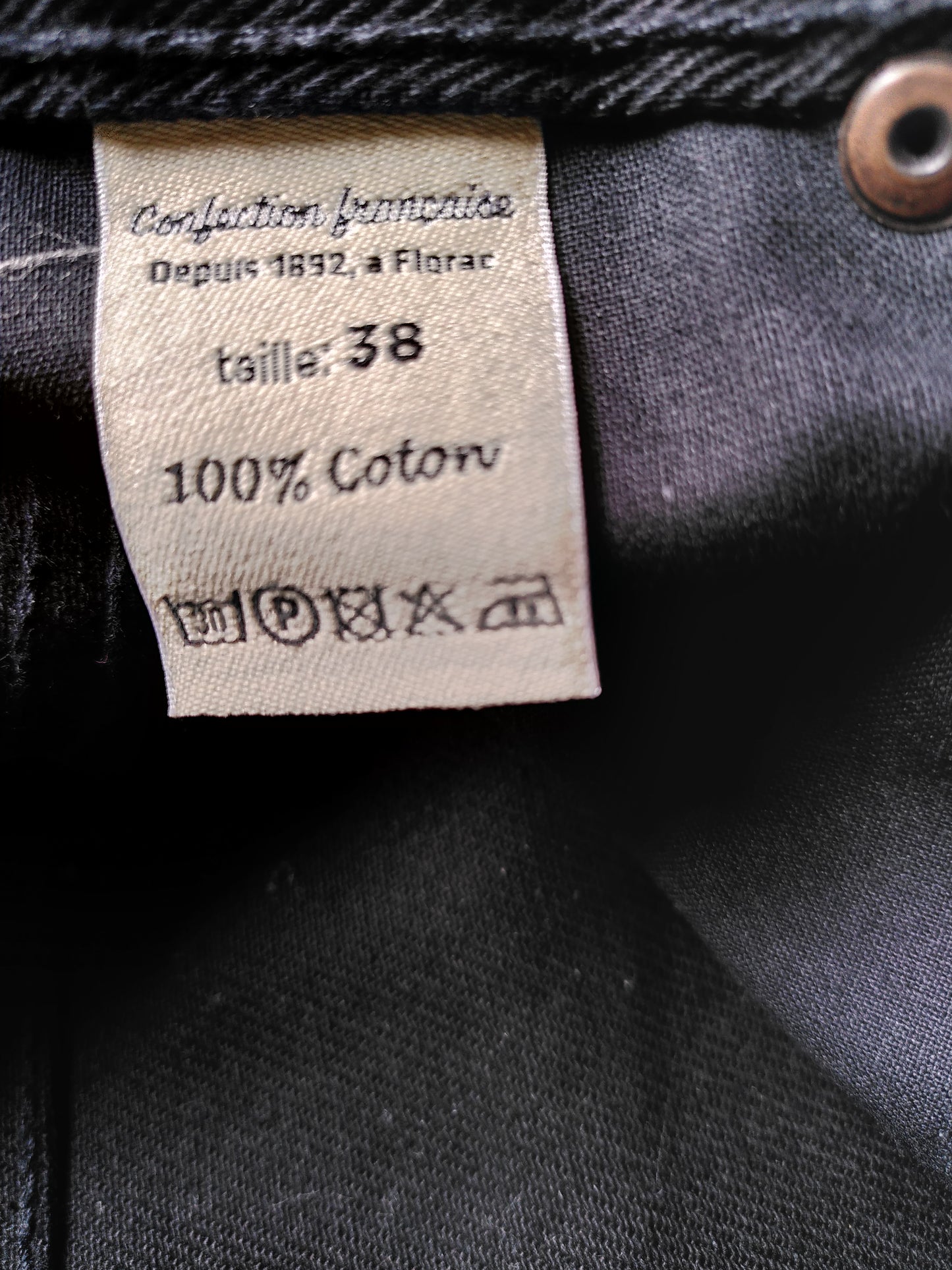 Jean femme Mom Taille Haute Noir - MARTHE