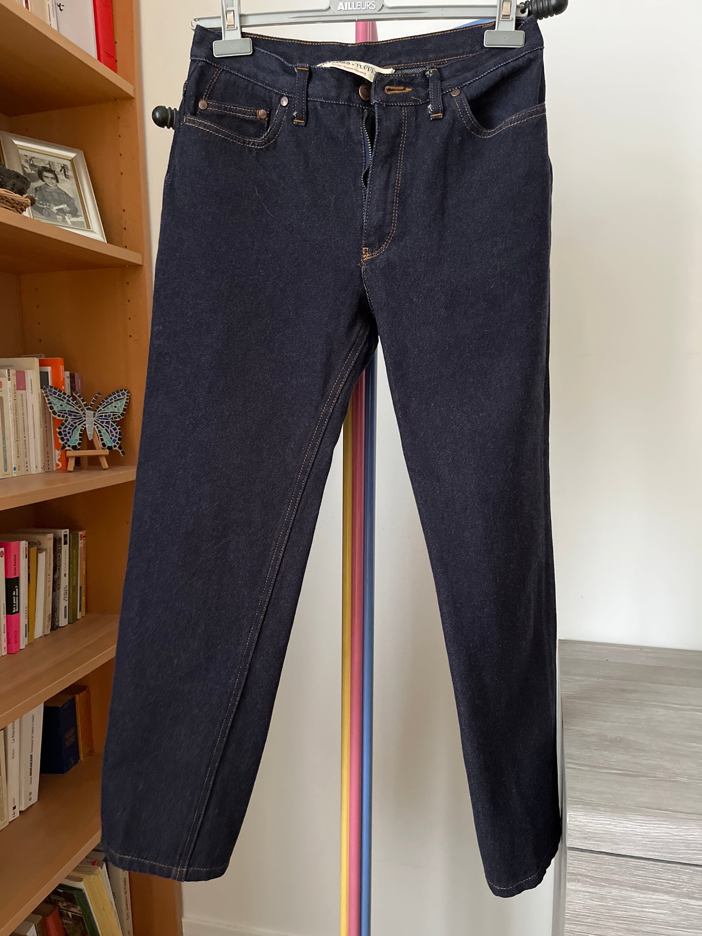 Jean droit taille haute laine – SAINT JAMES x Atelier TUFFERY – Apolline